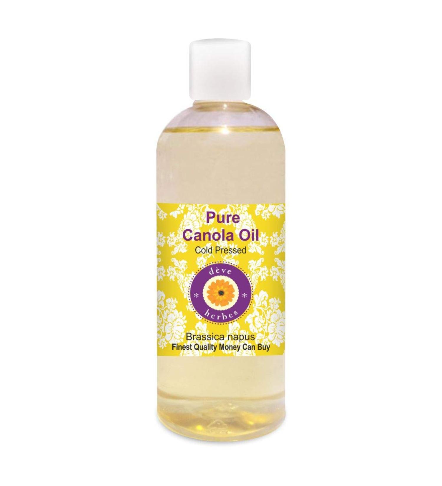 Deve Herbes Pure Huile de Canola (Brassica napus) Press Froid qualit th rapeutique naturelle 200ml (6 76 oz) - Buy Online on GoSupps.com