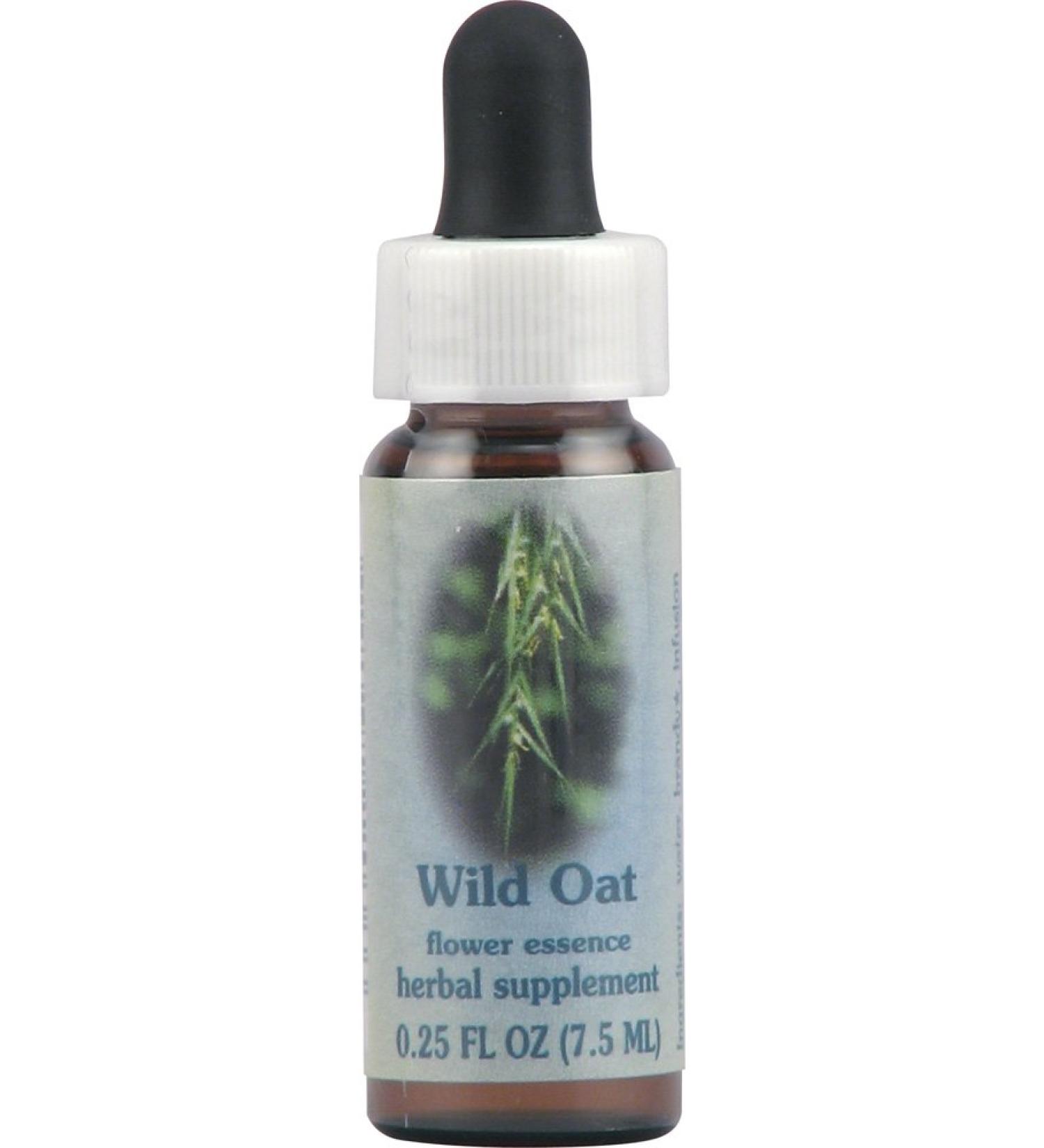 Flower Essence Services Wild Oat Herbal Supplement 0.25 Fluid Ounce