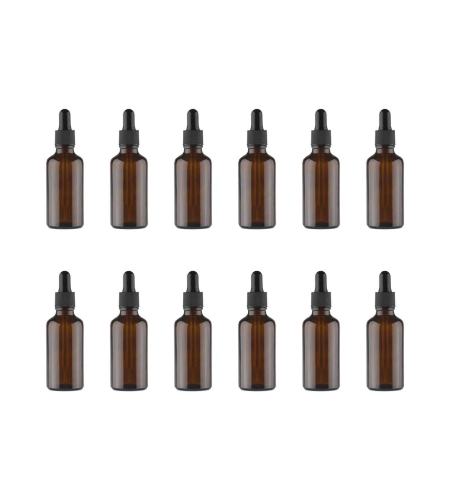 EXCEART 24pcs Glass Dropper Bottles - Essential Oils Medicine Serum - Private Label Packaging - Buy Online on GoSupps.com