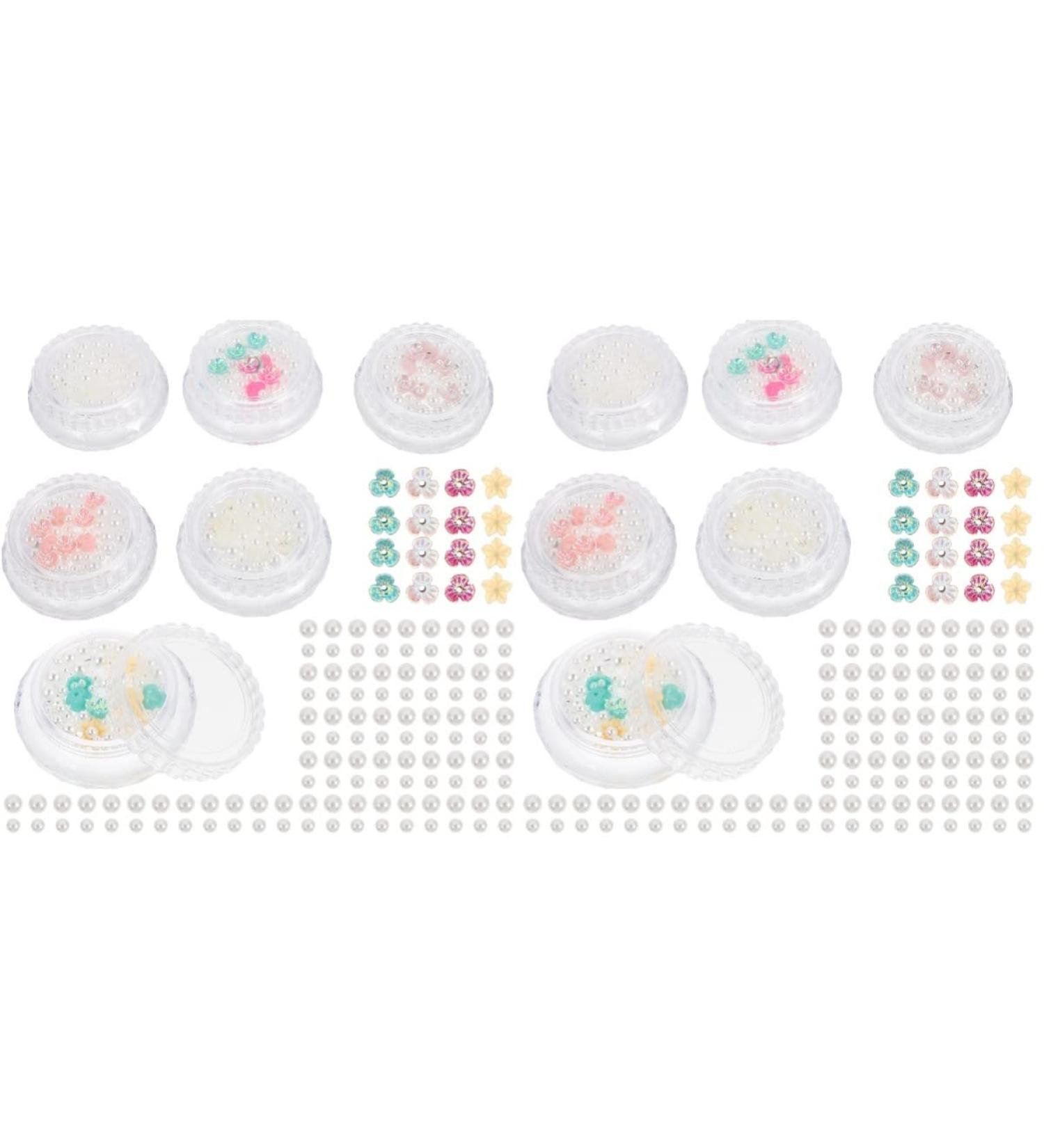 LALAFINA 12 Boxes Nail Art Accessories Nail Art Balls Nail Art Sticker Nail Jewels Appliques Embellishments Nail Art Decors Fashion Jewelry Diy Artificial Supplies Steel Ball - Buy Online on GoSupps.com