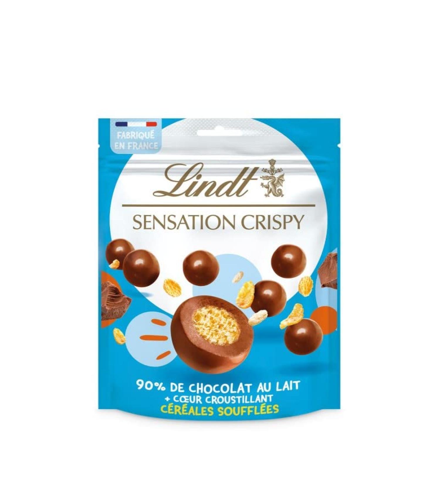  G n rique Lindt Sensation Crispy Heart Milk Chocolate - 140 g - Crunchy Sweetness - Pack of 4 - Buy Online on GoSupps.com