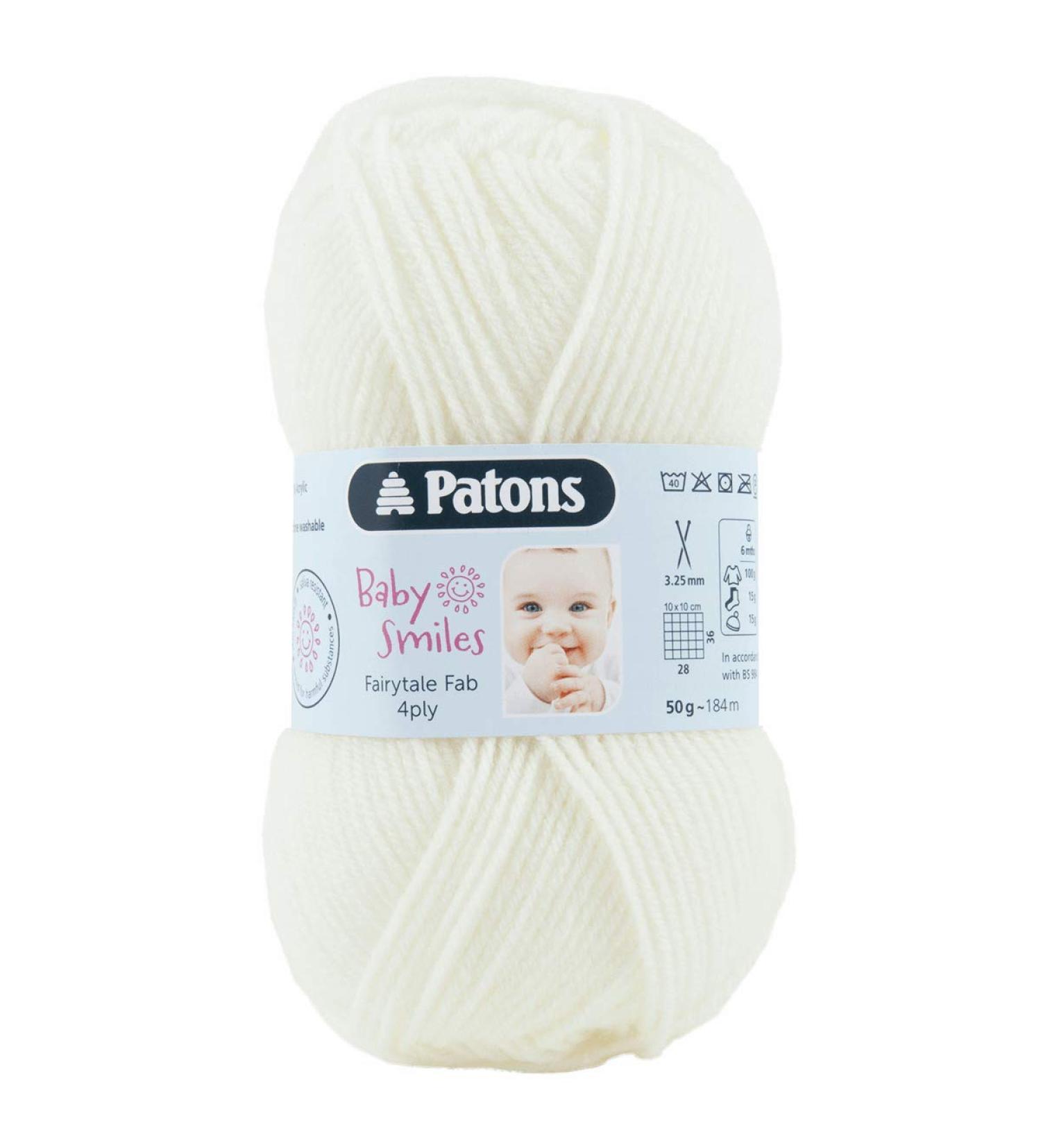 Patons Baby Smiles FT Fab 4ply 50g Natural