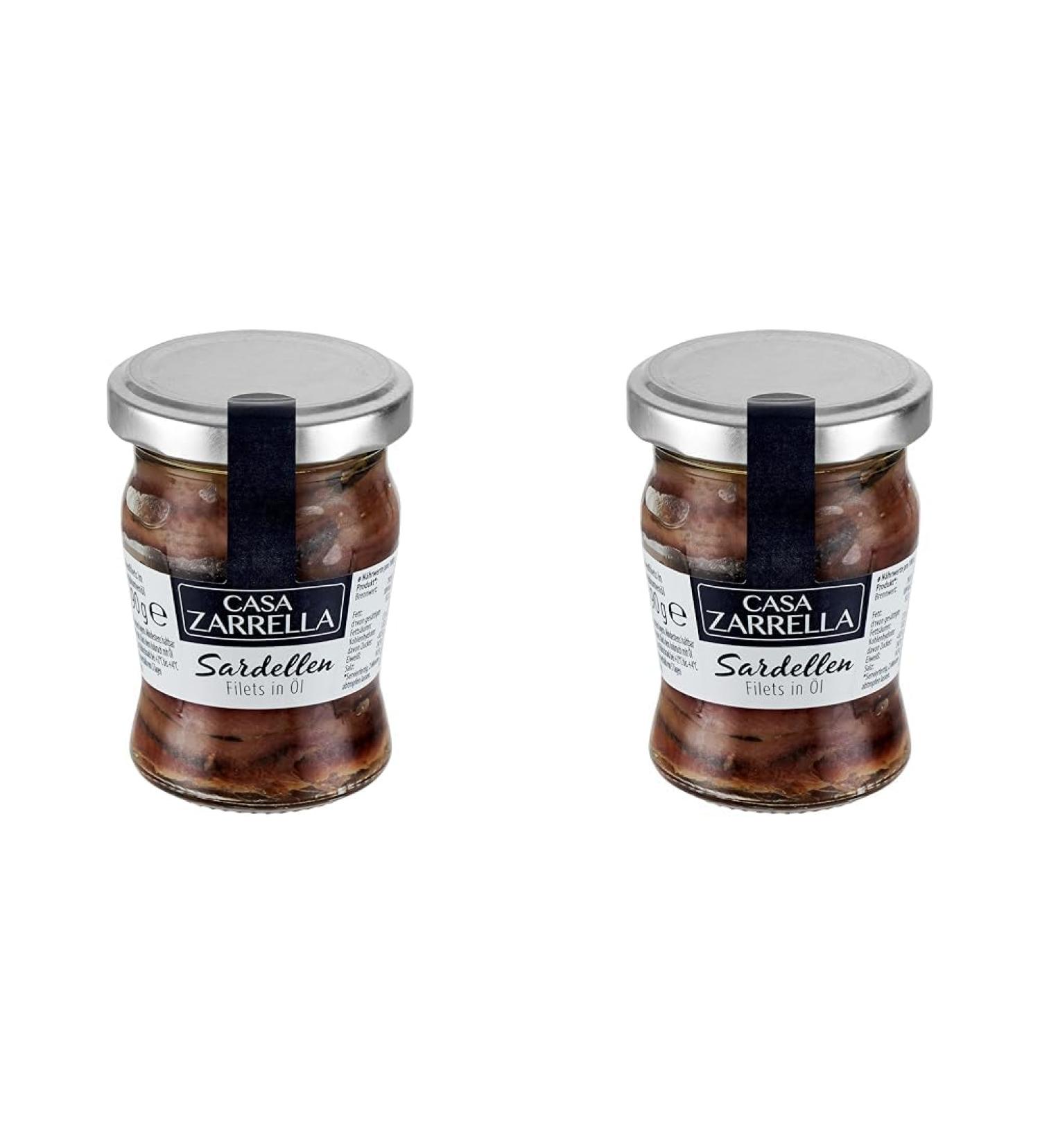 Casa Zarrella Anchovy Fillets 90 g (Pack of 2) 90 g (Pack of 2)