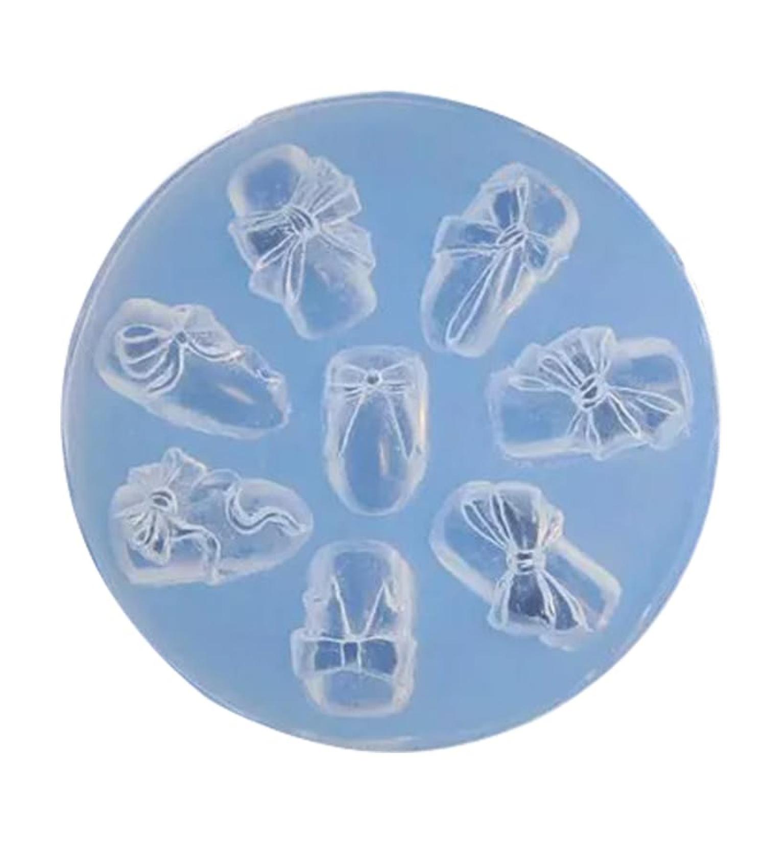 Mini Nail Acrylic Shapes Kit | 3D Flower Carving Templates | Silicone Nail Art Gemstones & Crystal Shapes for Acrylic Nails - Buy Online on GoSupps.com