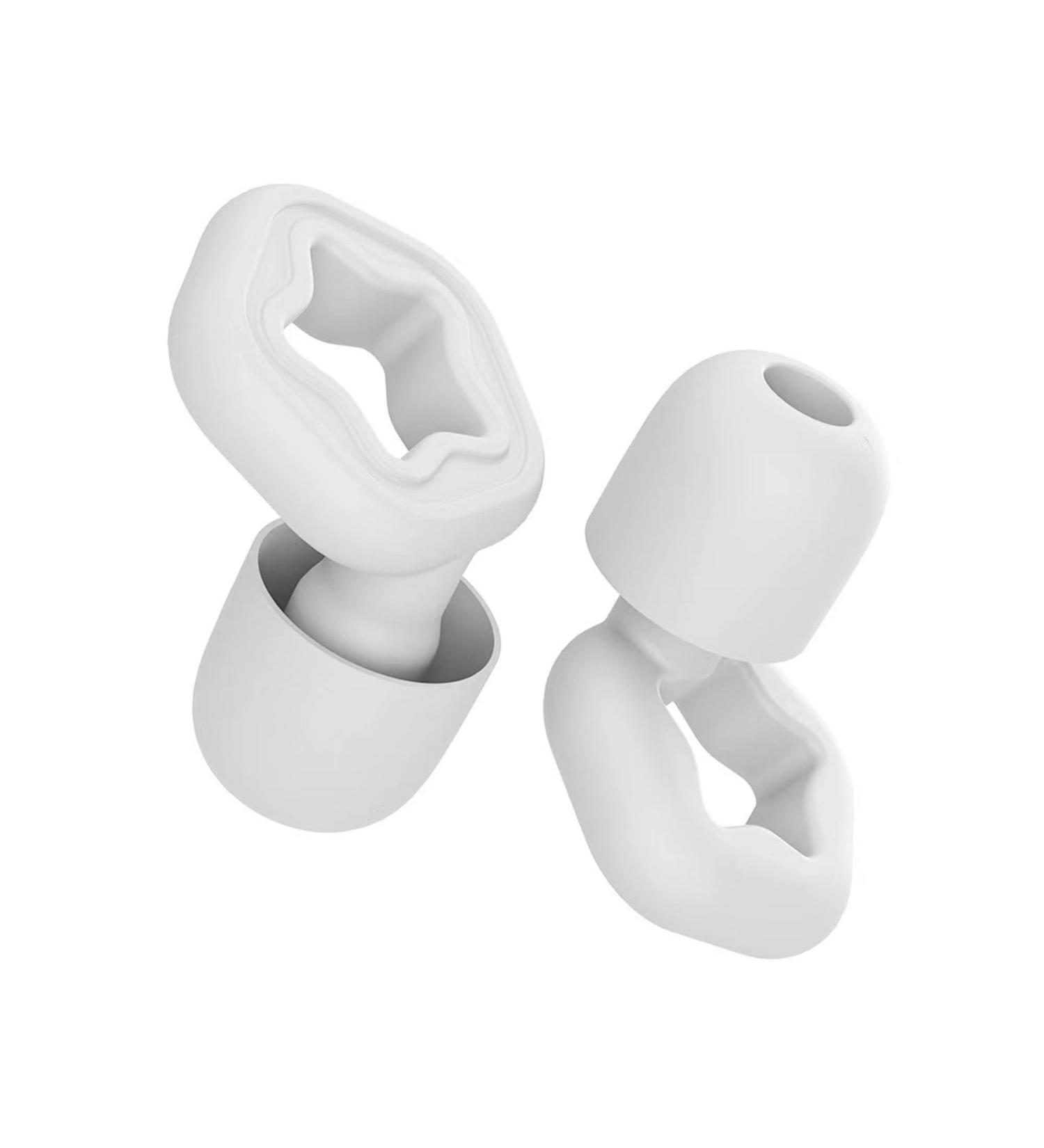 Ultra-Comfy Ear Plugs for Sleep & Travel - Noise Cancelling Silicone Hearing Protection - 6 Reusable Ear Tips in S/M/L - 24dB Noise Reduction - Buy Online on GoSupps.com
