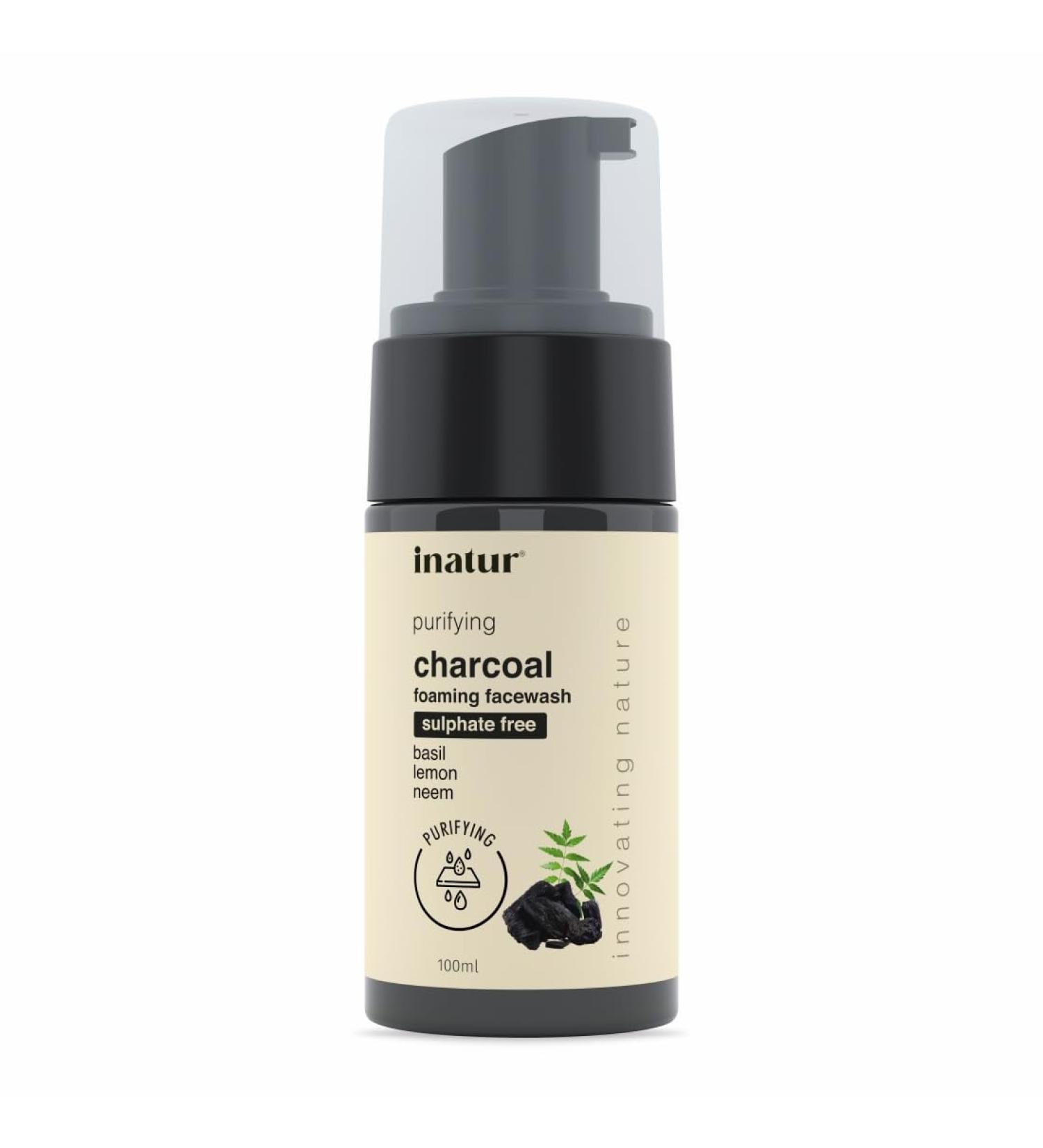 Charcoal Facial Foam 100ml - Deep Cleanse & Purify Skin | International Shipping Available - Buy Online on GoSupps.com