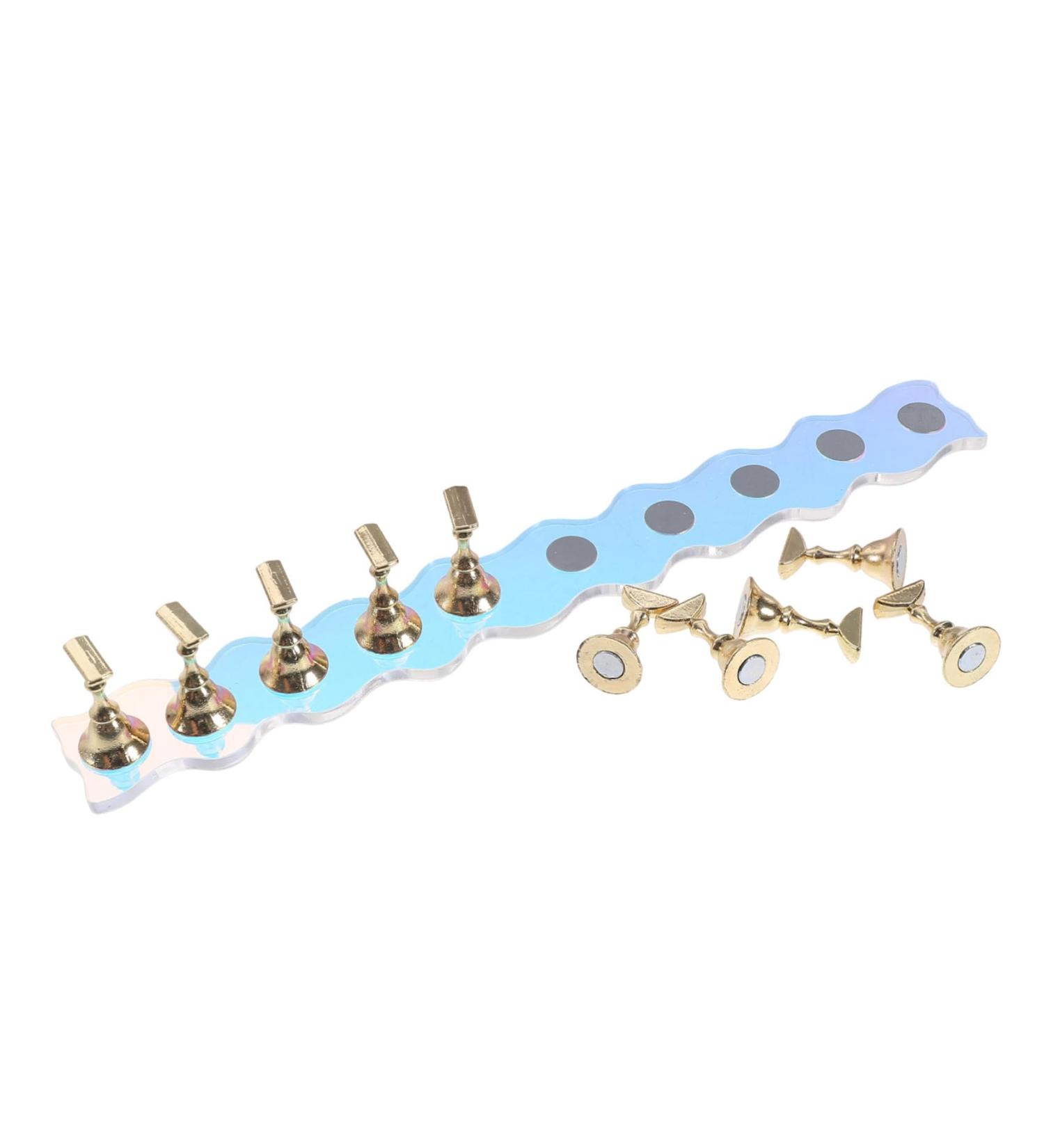 FOMIYES 1 Set Nail Tools Artificial Nails Display Holder Nails Tips Practice Stand Faux Nails Display Holder Press on Artificial Nails Holder Press on Nails Stand Acrylic Aurora Glossy - Buy Online on GoSupps.com