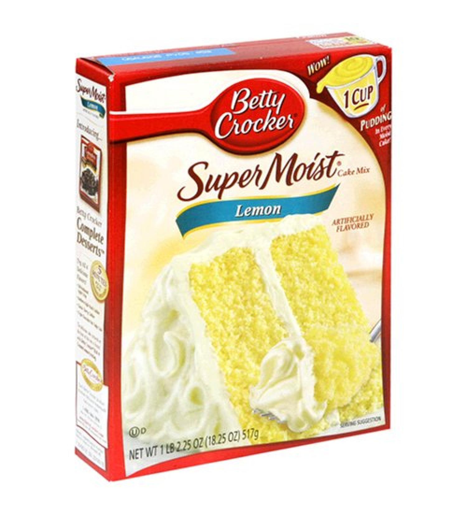 Betty Crocker Super Moist Lemon Cake Mix 432g Lemon 517 g (Pack of 1)
