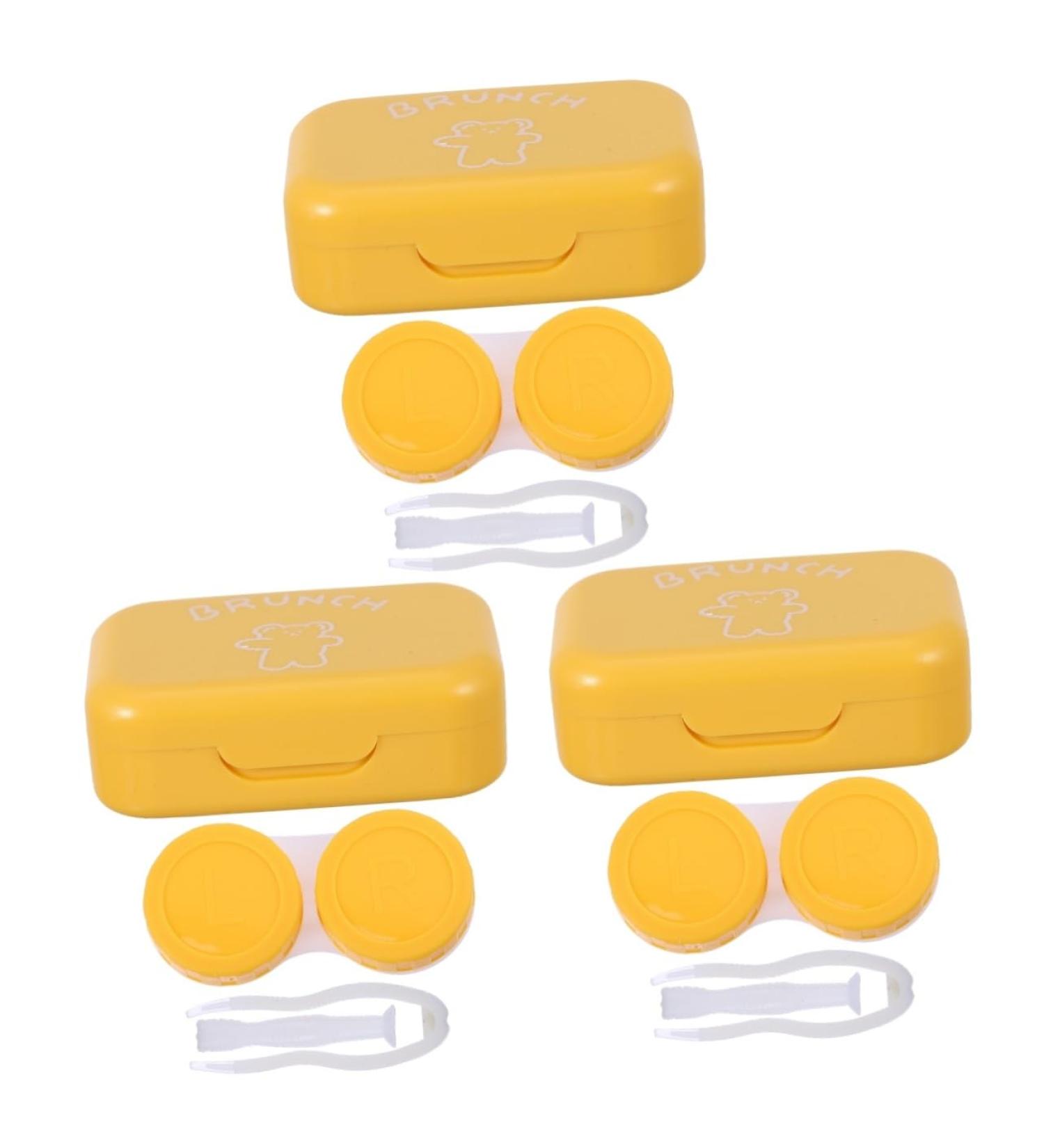 Partykindom Colored Contact Lens Containers - Protective Covers & Travel Case for Small Lens Organizers | International Shipping Available - Buy Online on GoSupps.com