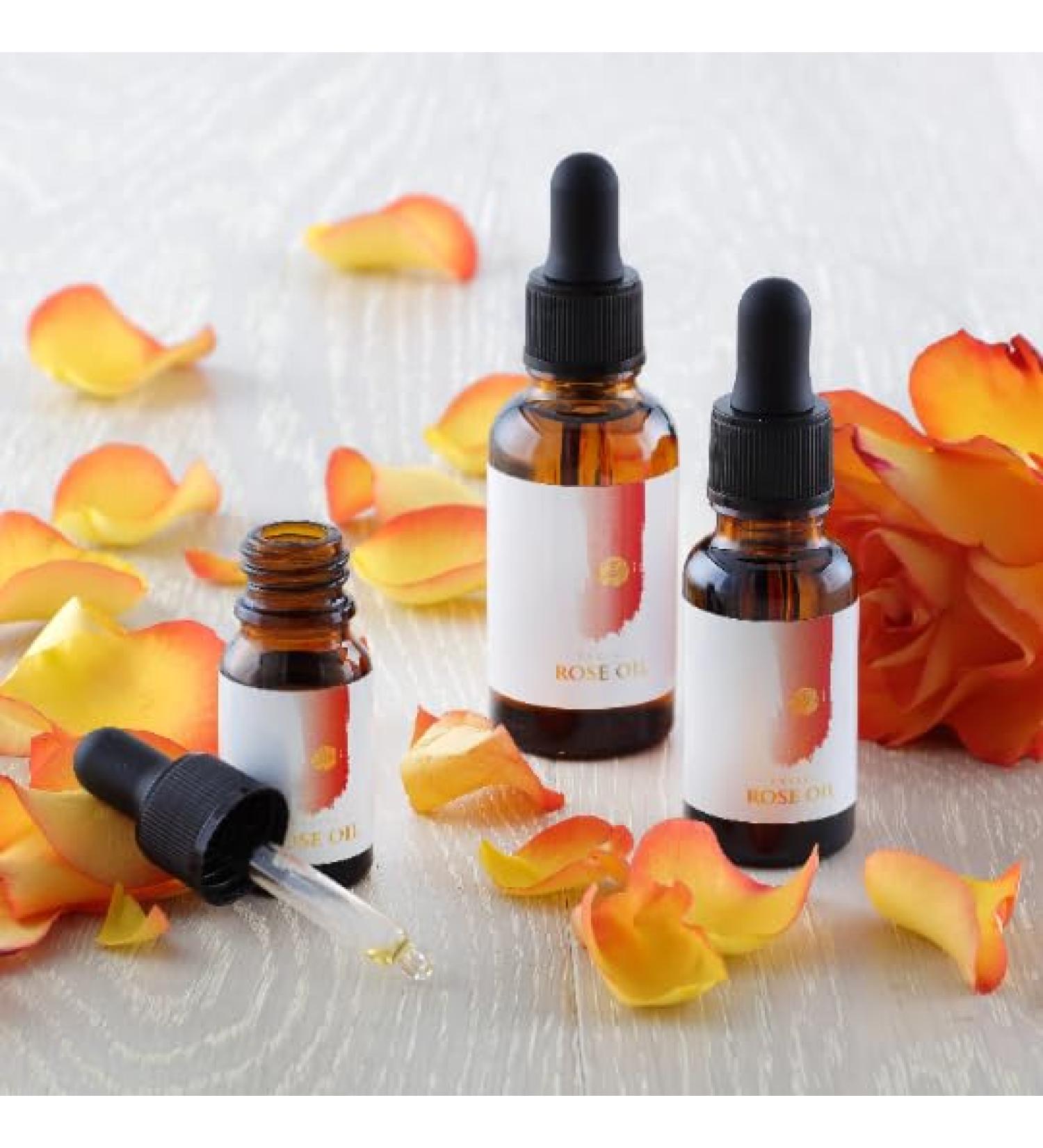 Rose Facial Oil - Made from the finest Rosa Damascena Rose - Naturally calming hydrating and protecting (50ml)