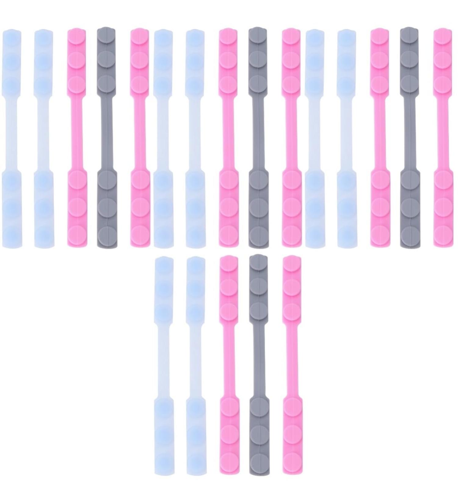 Buy Healeved Adjustable Mask Extension Belt - 20 Piece Set | Reusable Mask Hooks & Earring Accessories for Comfortable Wear - Buy Online on GoSupps.com