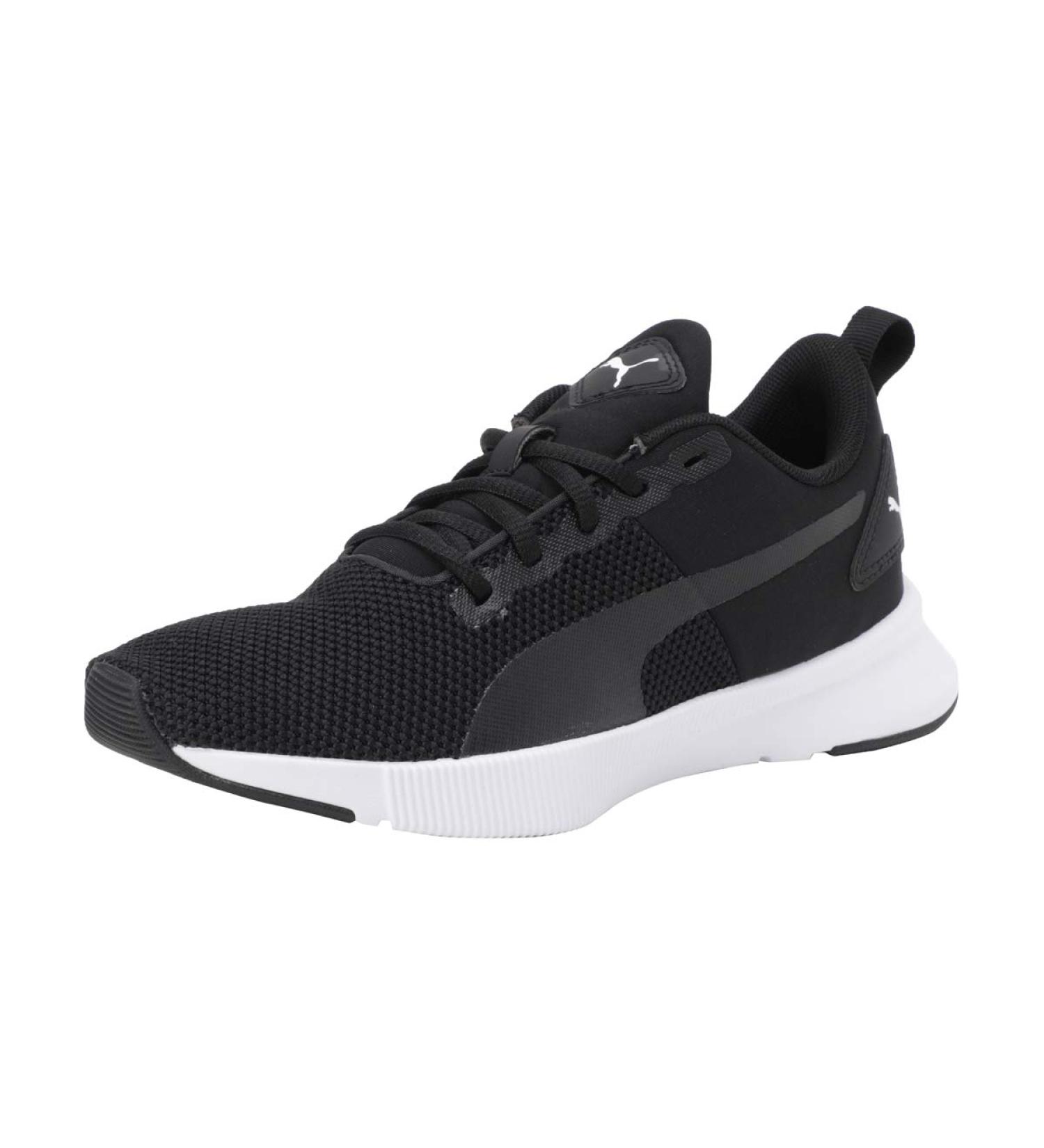 PUMA Unisex Kids Flyer Runner Jr Sneaker - 39 EU - Puma Black/White | International Shipping Available - Buy Online on GoSupps.com
