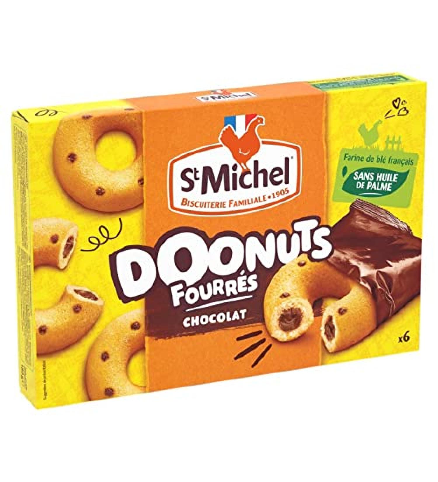  Epicerie sucr e ST MICHEL - Chocolate Filled Donuts 180g - Pack of 3 - Buy Online on GoSupps.com