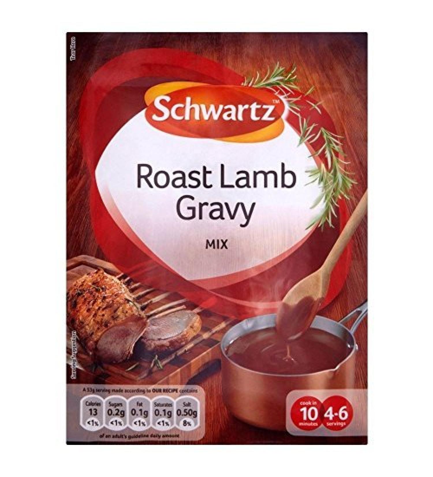 Schwartz Roast Lamb Gravy Mix (26g) - Pack of 6 by Schwartz