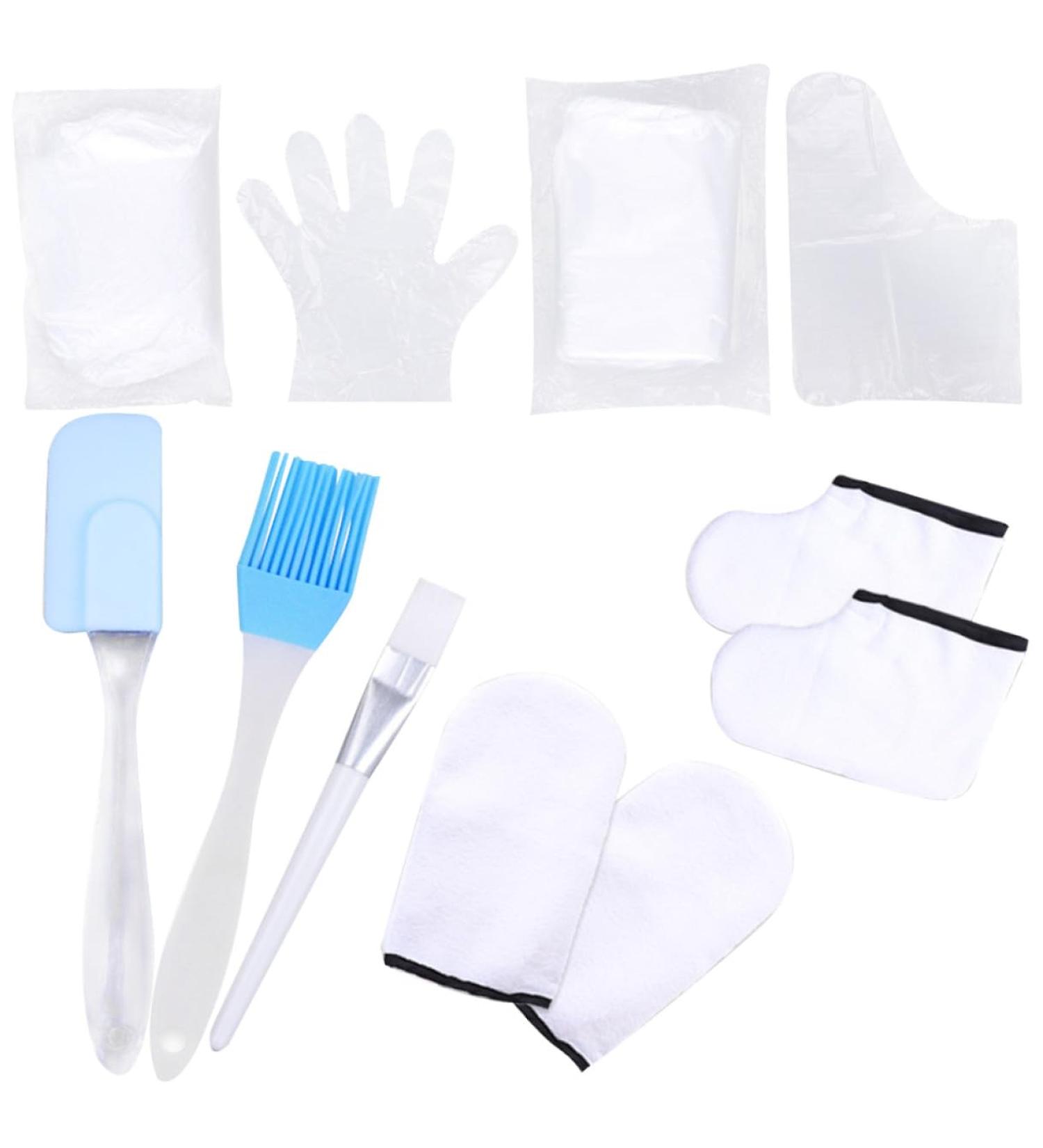 Moufles Hydratants la Paraffine pour Soins des Mains Pieds Lot 1 Paire Coton Blanc Cr me Hydratante Spa Accessoires de Soin pour Peau S che Spa Domicile Couleur Al atoire - Buy Online on GoSupps.com