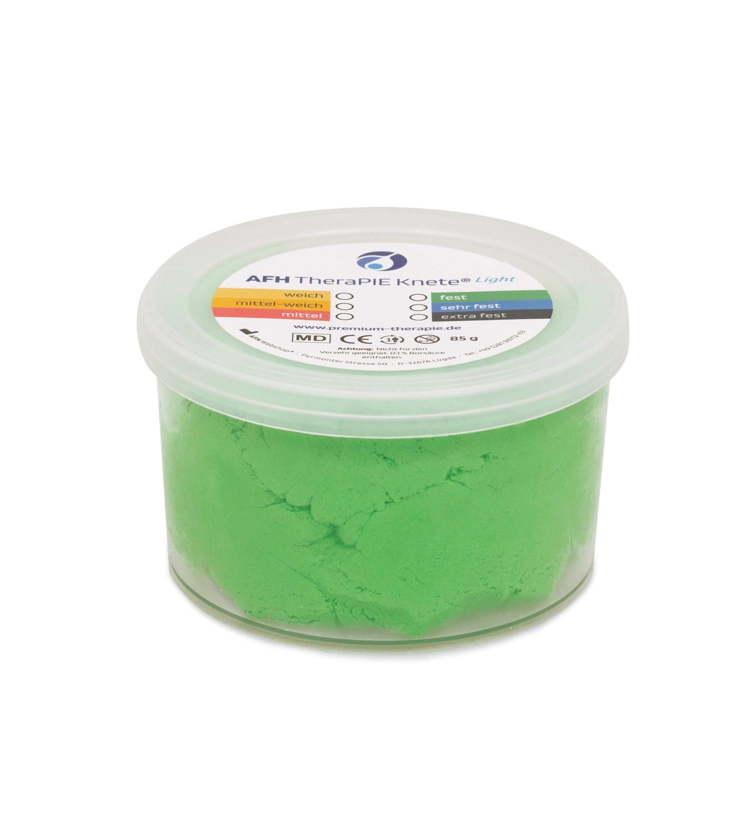 AFH TheraPIE Knete Light - 85g Green Therapy Clay | Best Modeling Clay for Hand Therapy - Buy Online on GoSupps.com