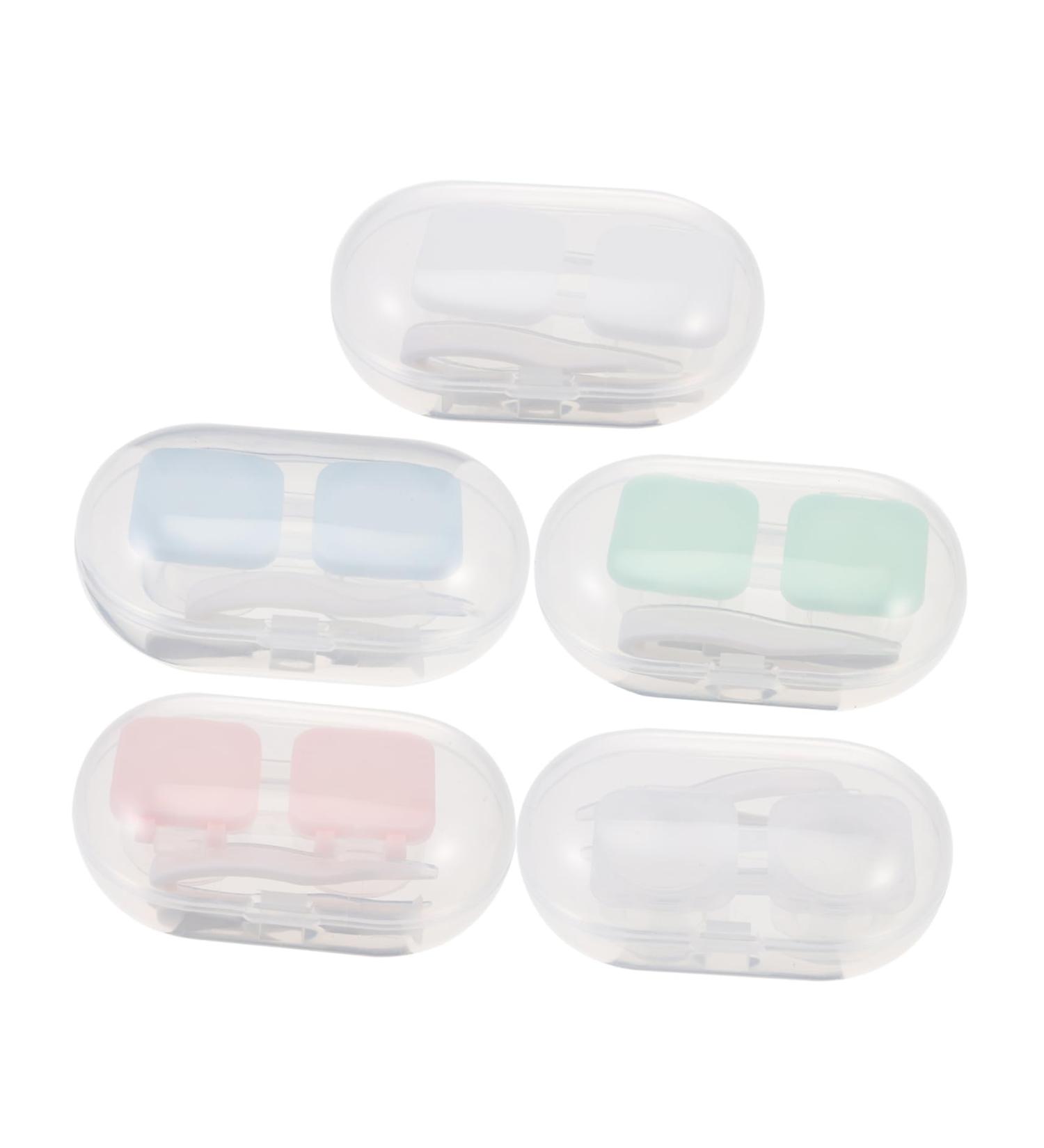 Ultechnovo Travel Push Glasses Case - Compact Container for Contact Lenses & Eye Lens Protection - Ideal Travel Accessory - Buy Online on GoSupps.com