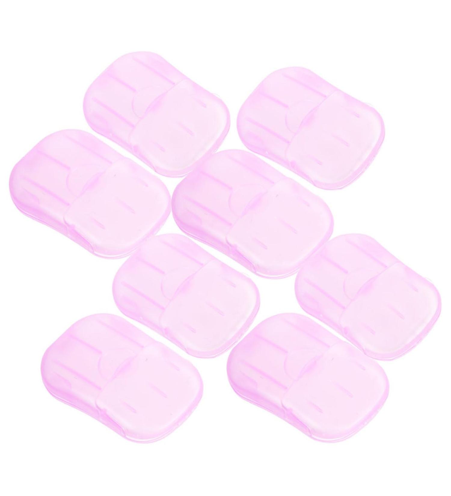 BRIGHTFUFU 15 Pack Portable Soap Sheets Travel Size Bulk Soap Paper Sheets for Hotel Traveling - Buy Online on GoSupps.com