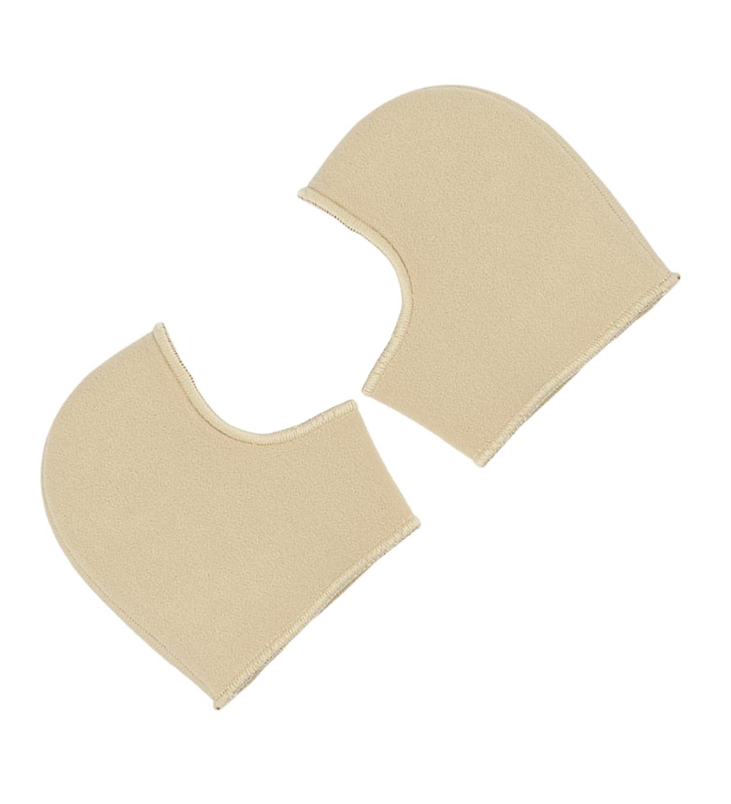 Beaupretty Heel Cups for Women - Ankle Covers & Sole Protectors | Comfortable Heel Pads & Protective Covers | Plantar Socks - 10.8x10.2cm Khaki - Buy Online on GoSupps.com