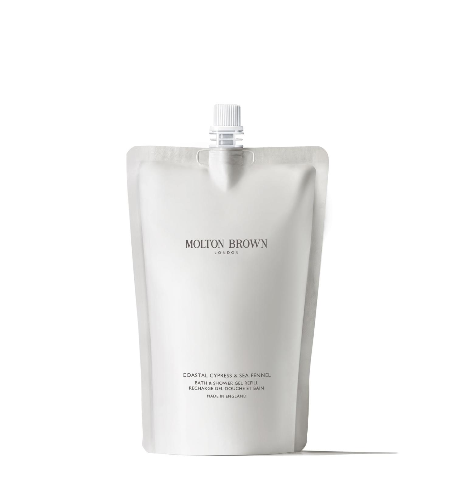 Molton Brown Coastal Cypress & Sea Fennel Bath & Shower Gel Refill 400ml - Buy Online on GoSupps.com