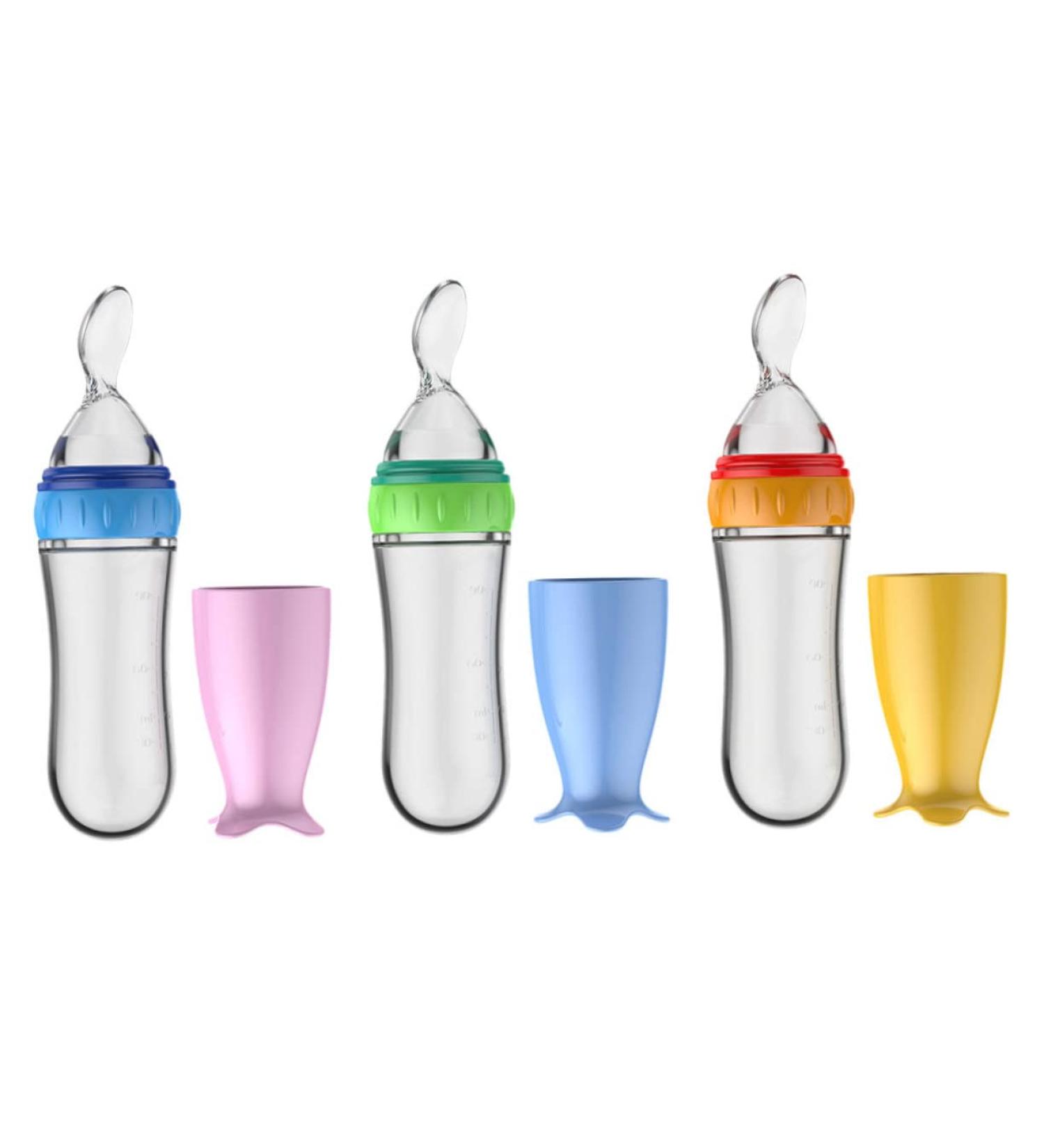 Shop 3ST Rice Cap Silicone Pacifier Donor | Toddler Food Bottle & Infant Milk Dispenser - Safe Durable Baby Feeding Toy - Buy Online on GoSupps.com