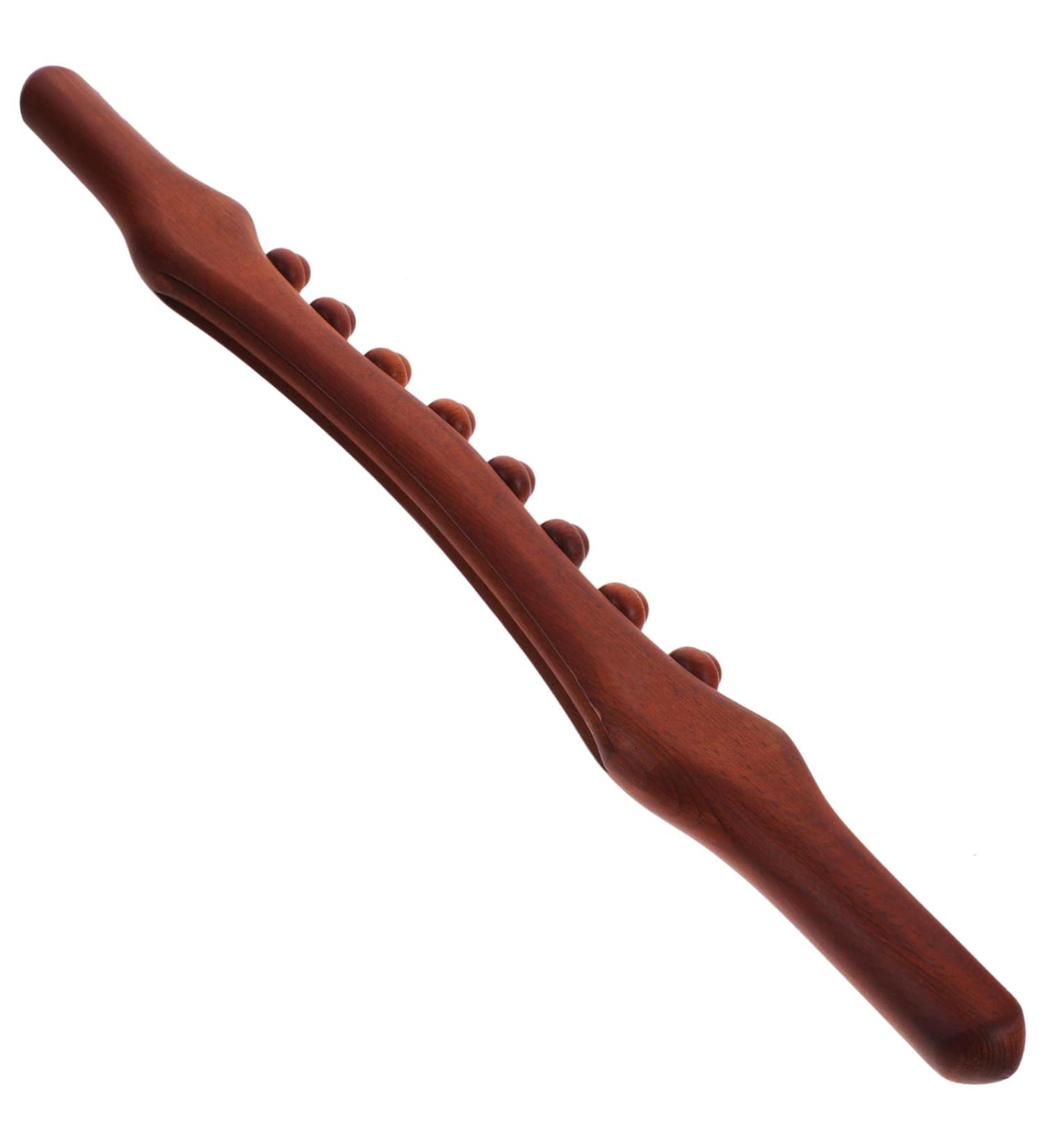 DRESSOOS Wooden Body Massager | Back Roller & Fascia Roller | Travel Massage Solution for Pain Relief - Buy Online on GoSupps.com