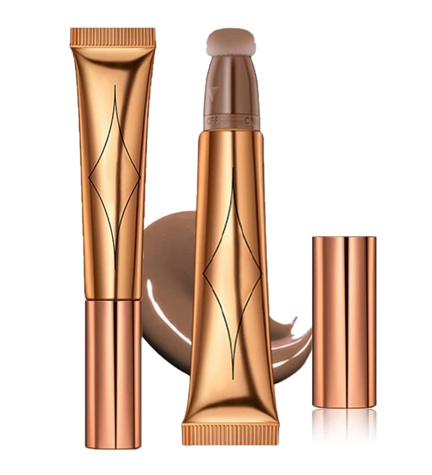 Natural Matte Liquid Contour Beauty Wand - Long Lasting Dark Brown Makeup Stick - Lightweight Silky Blush Highlighter for Flawless Contouring - Buy Online on GoSupps.com