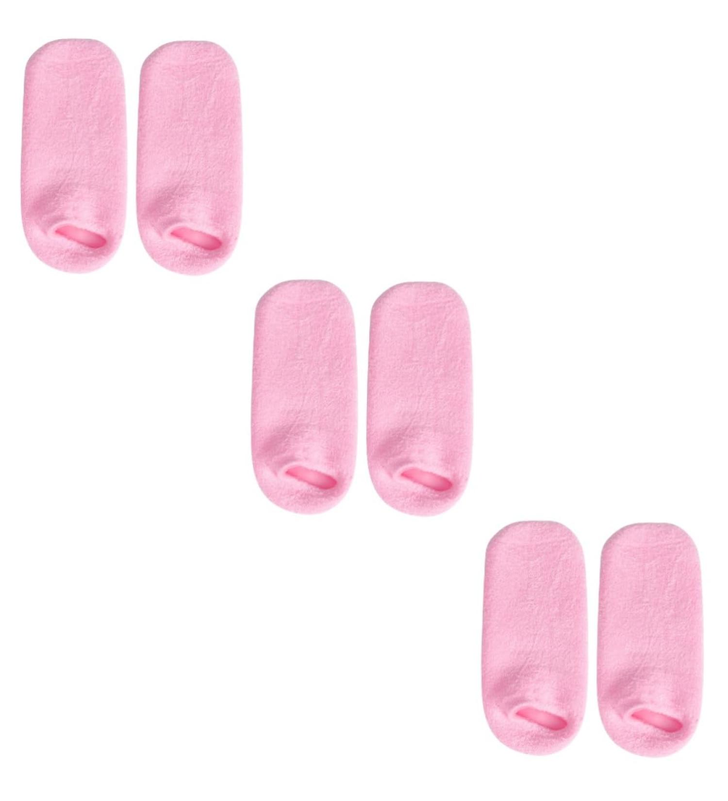 FRCOLOR 3 Pairs Ankle Socks Anti-Tear Socks Dry Cracked Socks Sock Shoes Moisturising Heel Socks Gel Moisture Socks Foot Ripstop Socks Essential Oil Pink - Buy Online on GoSupps.com