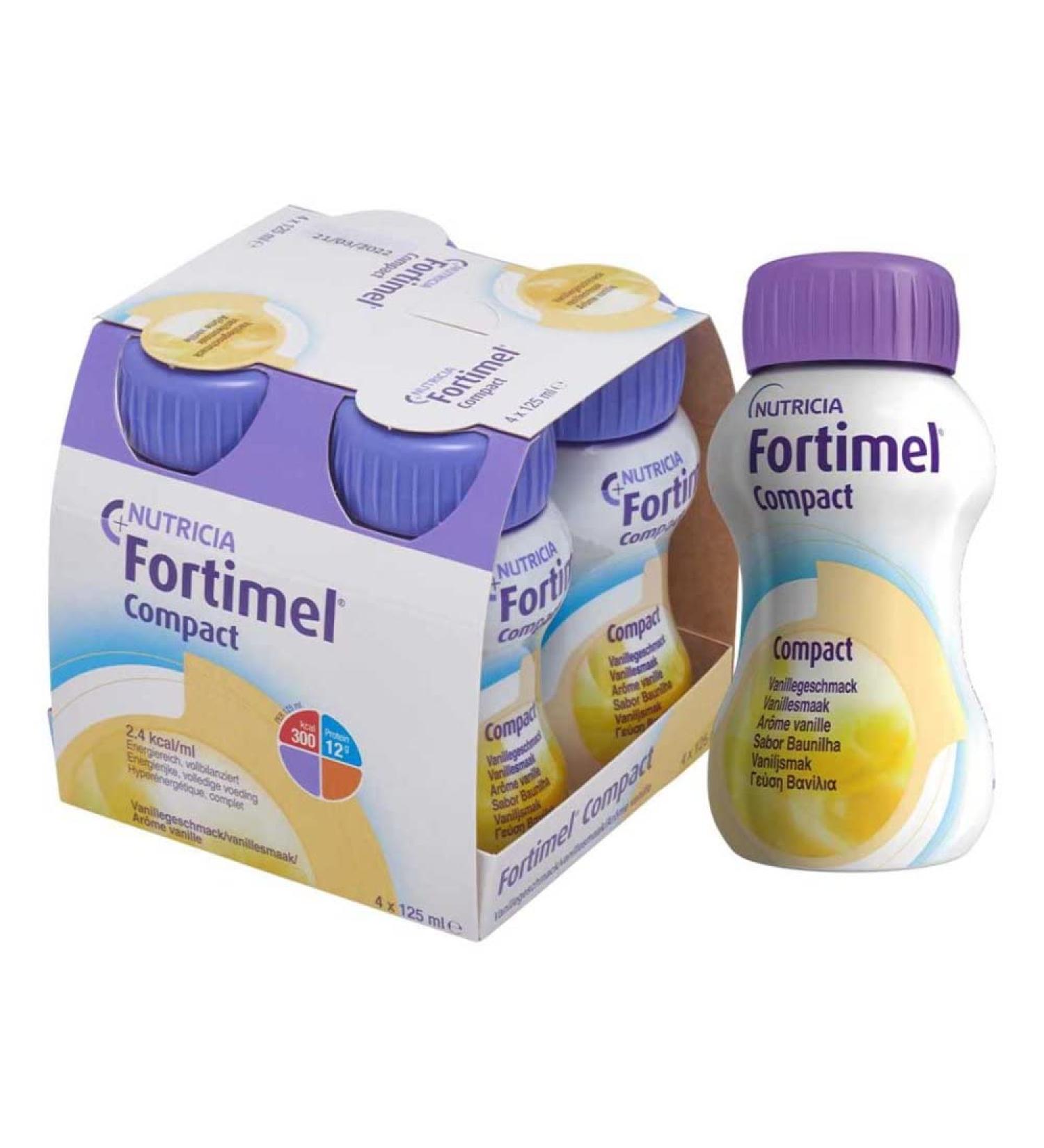 Fortimel compact 2.4 Vanilla Flavor 500 ml liquid - Buy Online on GoSupps.com