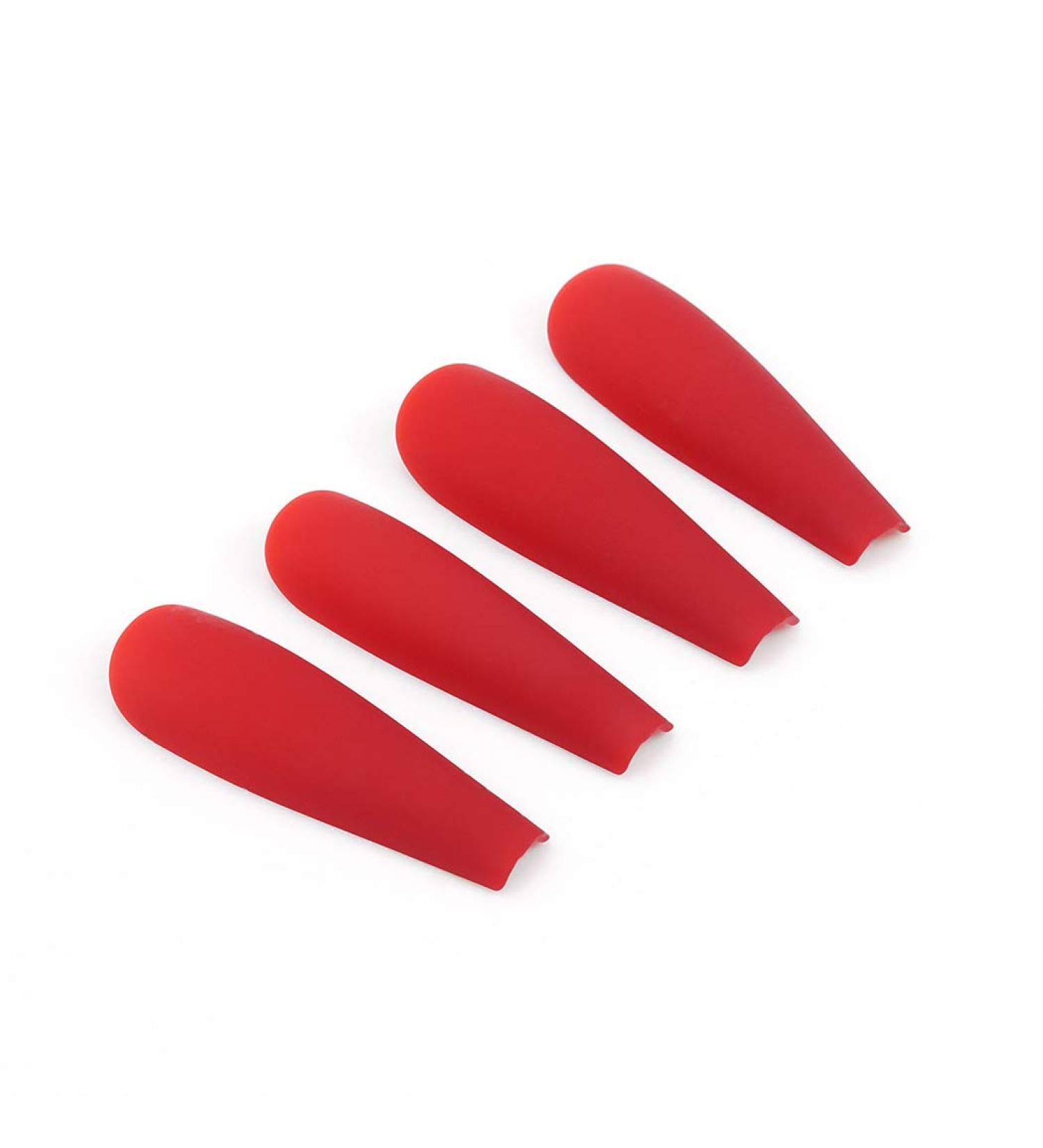 Brishow Blue Coffin Artificial Nails - 24 Piece Long Ballerina Acrylic Press-On False Nails for Women & Girls - Butterfly Design - Buy Online on GoSupps.com