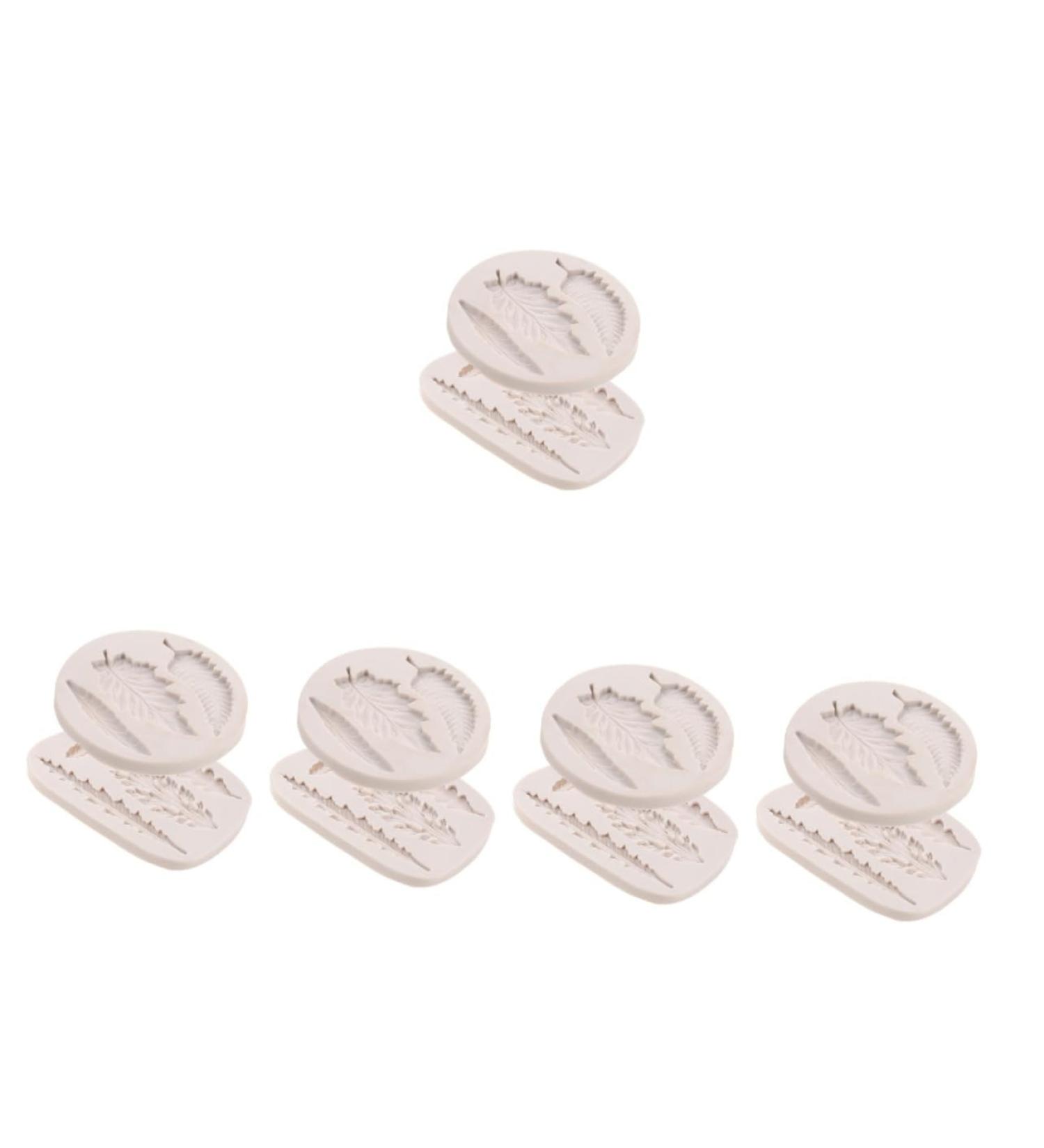 Alipis 10 Pcs Leaf Mold Christmas Silicone Molds Silicone Gummy Molds Adorable Baking Molds Leaves Cookie Molds Cake Decorating Cake Baking Mold Silicone DIY Mosaic Epoxy White Silica Gel - Buy Online on GoSupps.com