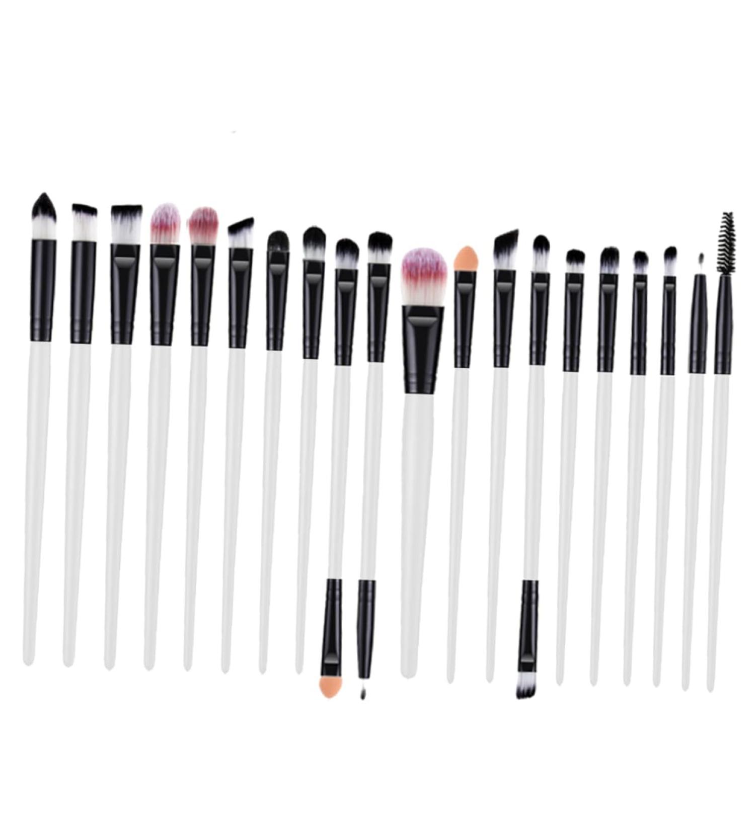 PLAFOPE 20pcs Eye Makeup Eye Liner Brush Portable Makeup Brush Makeup Accessories Kit Para Pesta as 15.50X1.50X1.50CM As Shown - Buy Online on GoSupps.com
