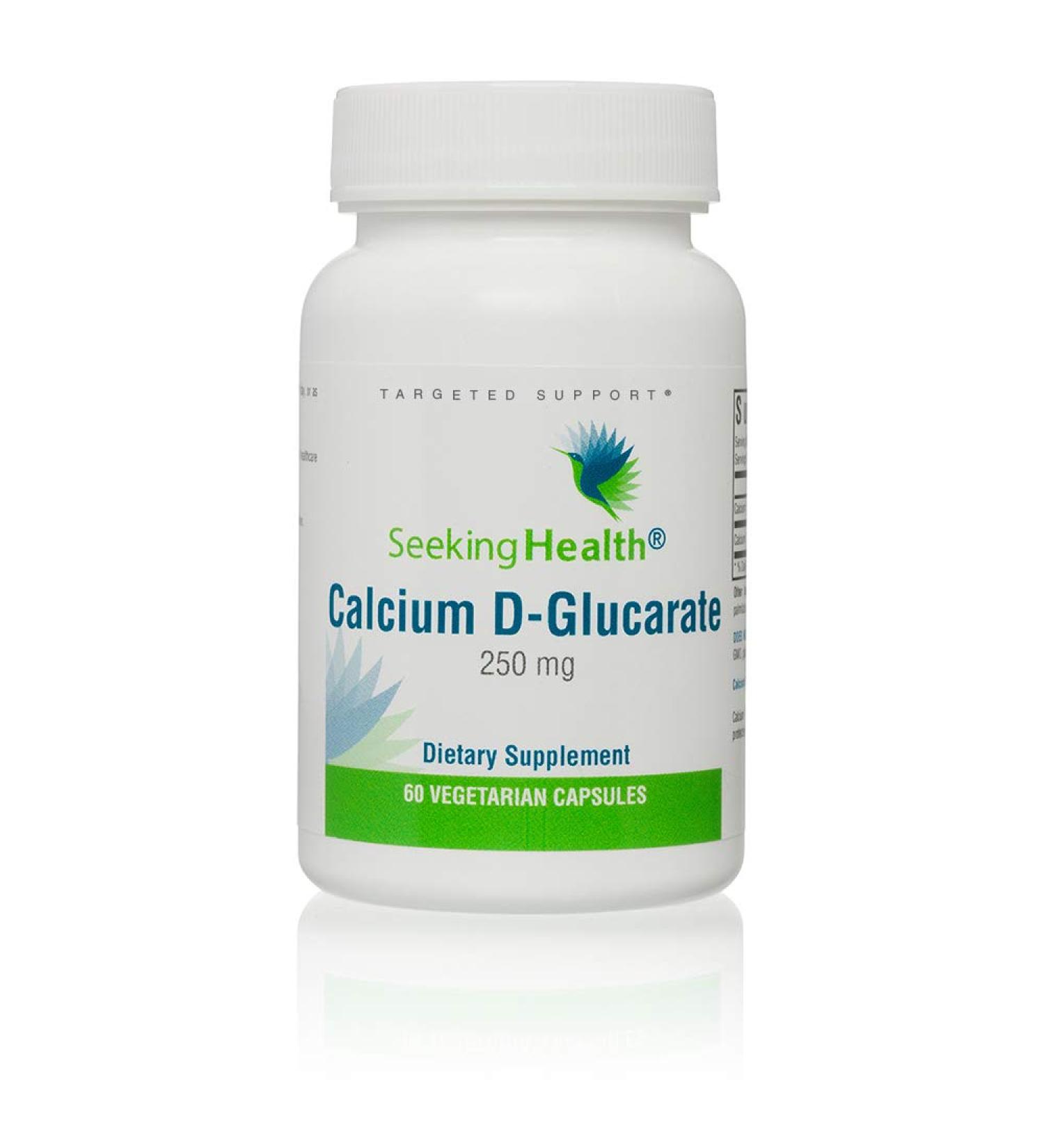 Seeking Health Calcium D-Glucarate 250mg - Detox & Cellular Health Support, 60 Capsules - Buy Online on GoSupps.com