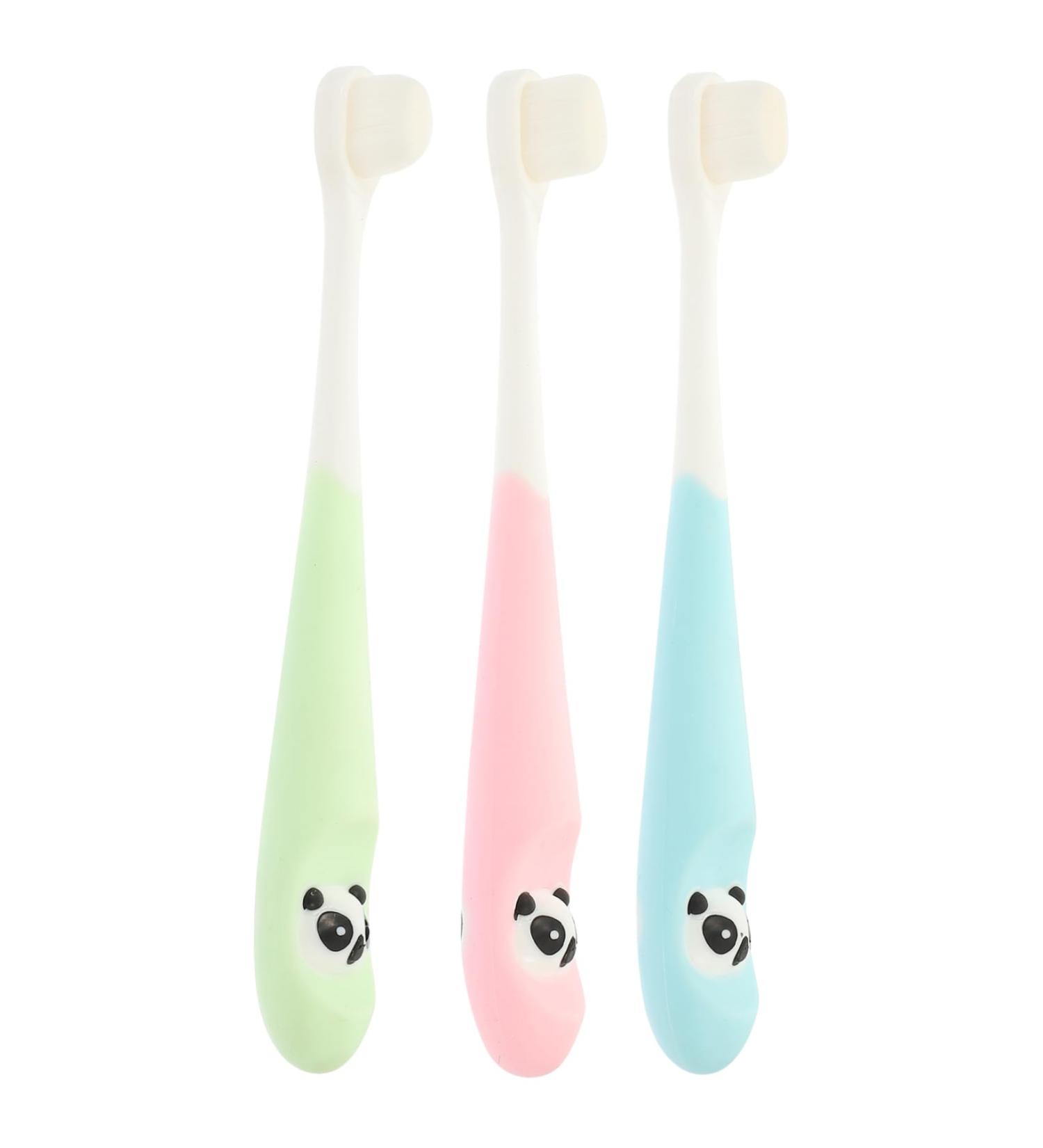 Beaupretty 3-in-1 Travel Toothbrush Set for Kids & Adults - Extra Soft Portable Toothbrushes for Toddlers & Children - Ideal for Travel & On-the-Go Use - Buy Online on GoSupps.com