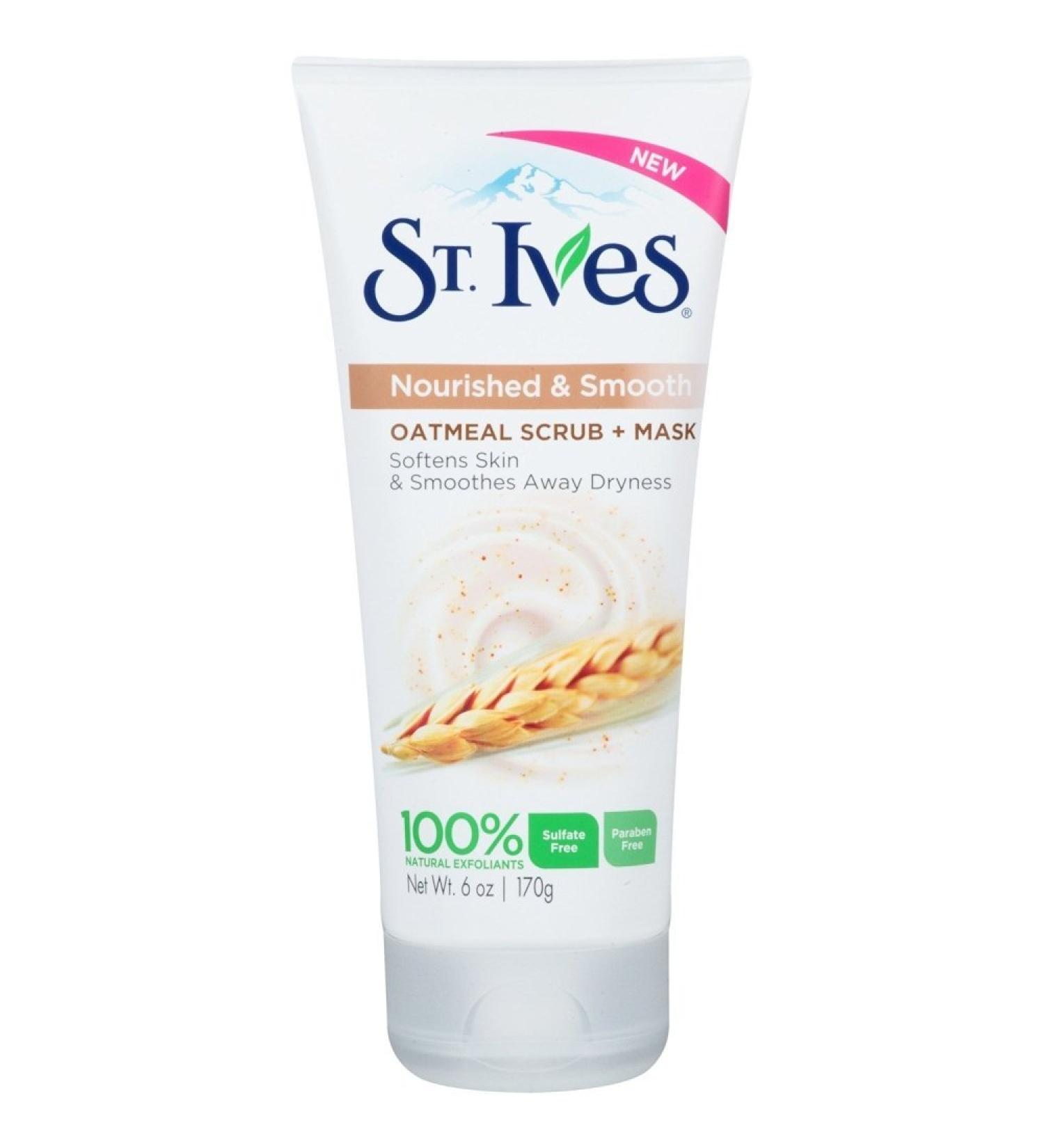 St Ives Scrub Oatmeal Facial Mask 6 Ounce (2 Pack)