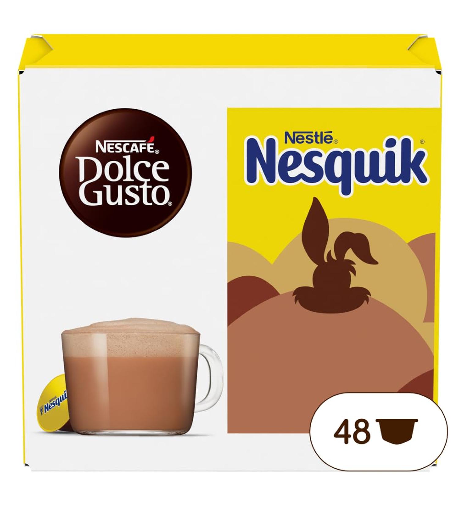  NESCAFE DOLCE GUSTO Nescaf Dolce Gusto Nesquik Chocolate Flavoured Beverage 3 Boxes of 16 Capsules (48 Capsules) - Buy Online on GoSupps.com