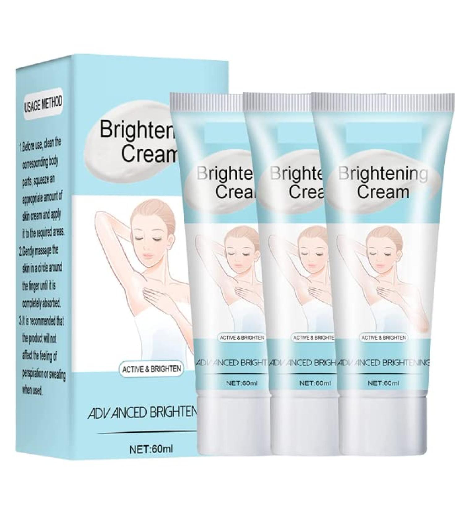 Advanced Body Whitening Cream for Underarm Knee Elbow Body Underarm Armpit Knee Armpit Armpit Neck Knees Intimate Areas (3PCS) - Buy Online on GoSupps.com