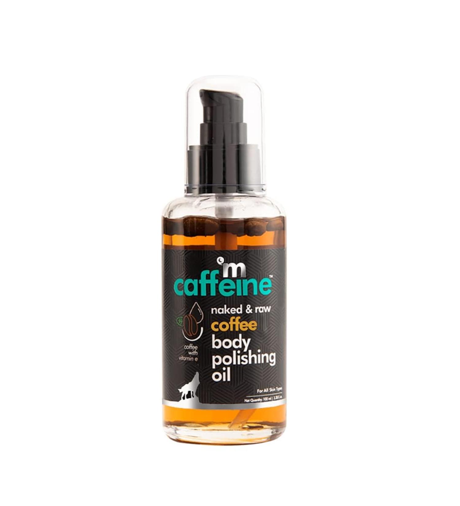 Caffeine Coffee Body Oil for Dry Skin | Moisturizing & Relaxing Aroma | 3.38 Fl Oz - Ideal for Men & Women - Buy Online on GoSupps.com