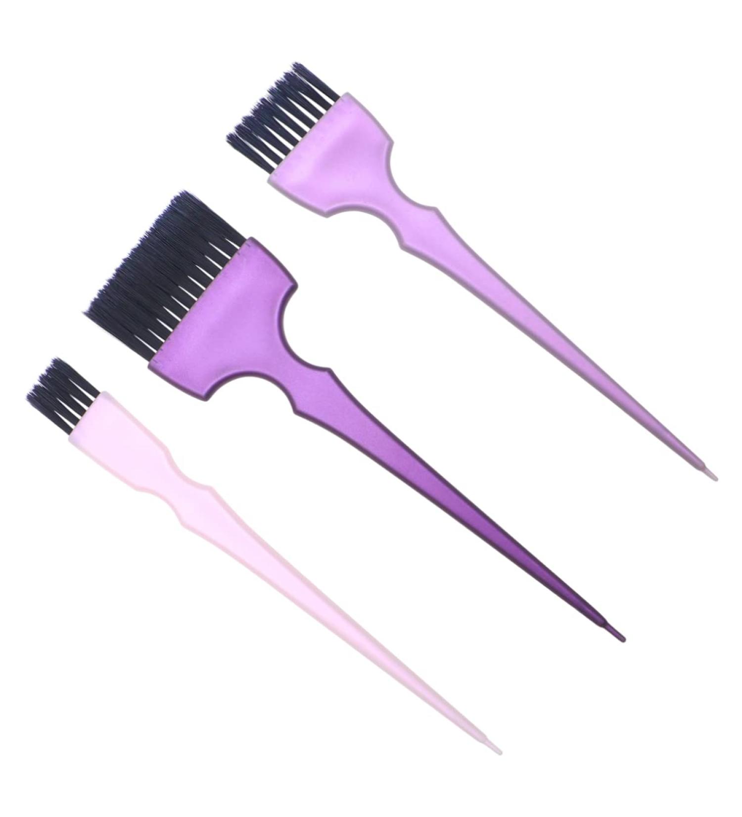 Barber tools 2 Sets Tools Dyeing Applicator Barber Tool Salon Accessories Hair Coloring Dye Tool Hair Color Brush Purple Hair Dye - Buy Online on GoSupps.com
