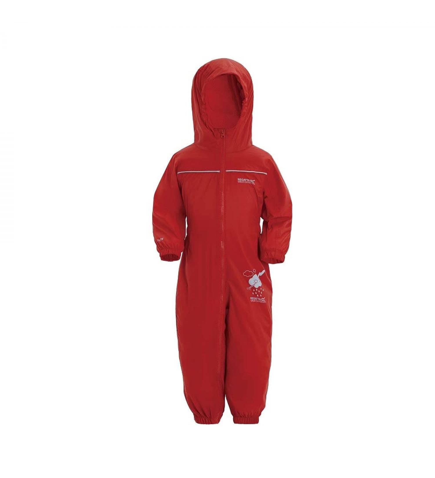 Regatta Unisex Kids Puddle Iv All-in-One Suit - Red (18-24 Months) - Buy Online on GoSupps.com