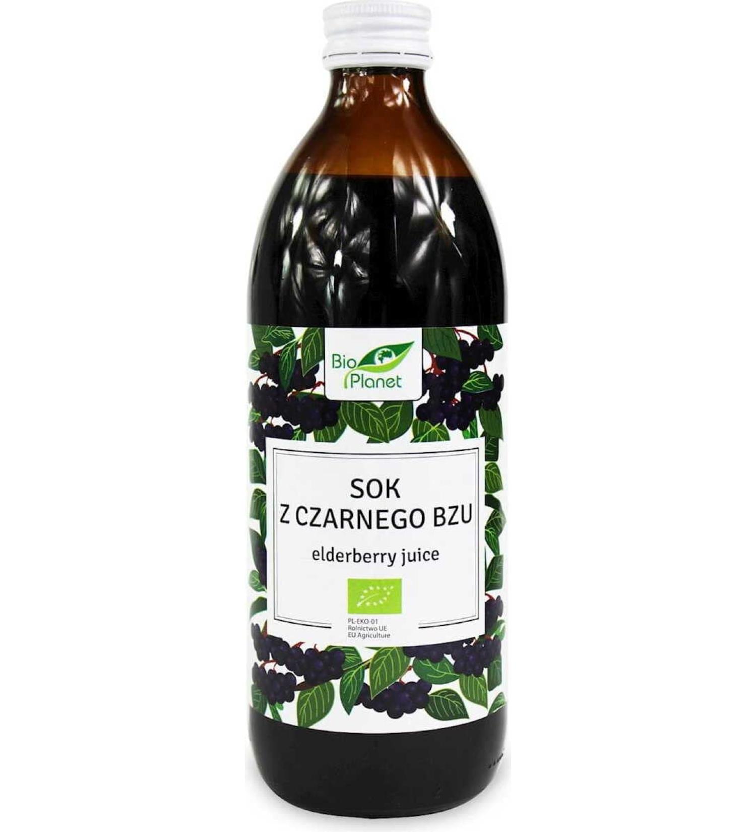 Organic elderberry juice 500 ml - BIO PLANET