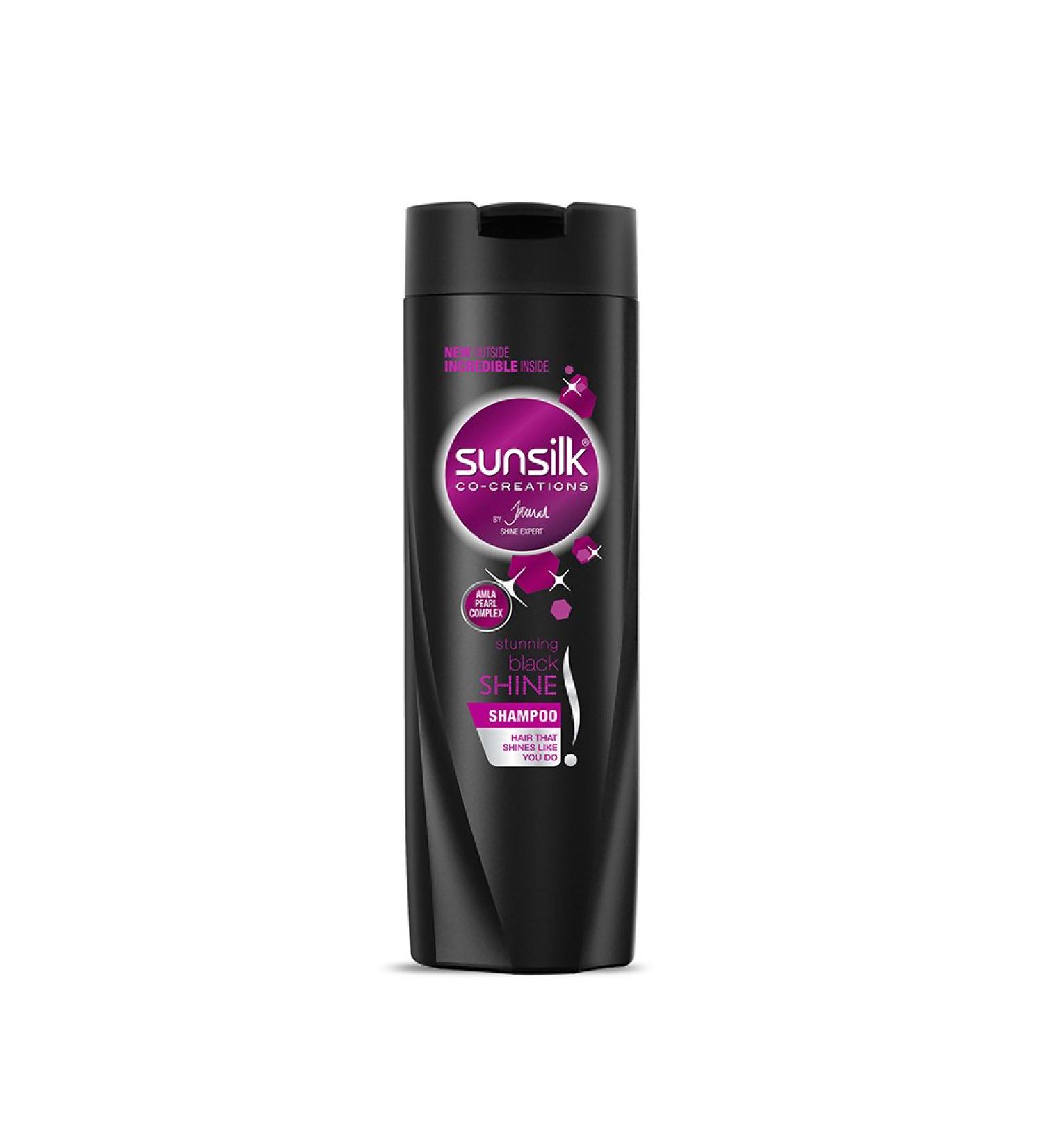 Sunsilk Co-Creations Jamal Shine Expert Amla Pearl Complex Black Shine Shampoo 180ml | Best International Shipping - Buy Online on GoSupps.com