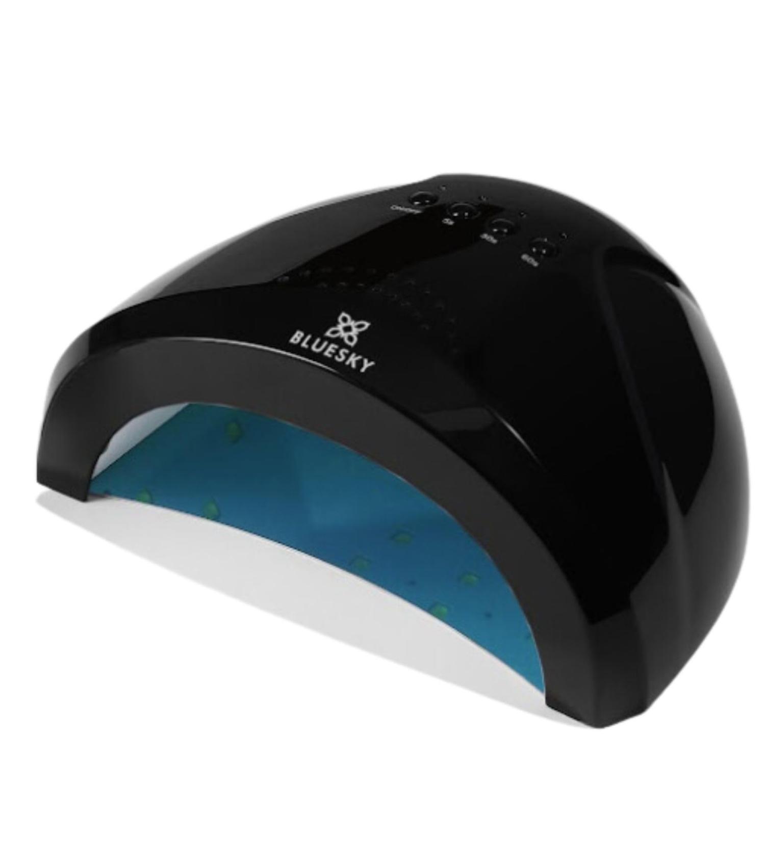 BLUESKY 48W UV LED Nail Lamp with Motion Sensor & Timers for Fast Gel Nail Polish Curing - Black | Professional Manicure & Pedicure - Buy Online on GoSupps.com