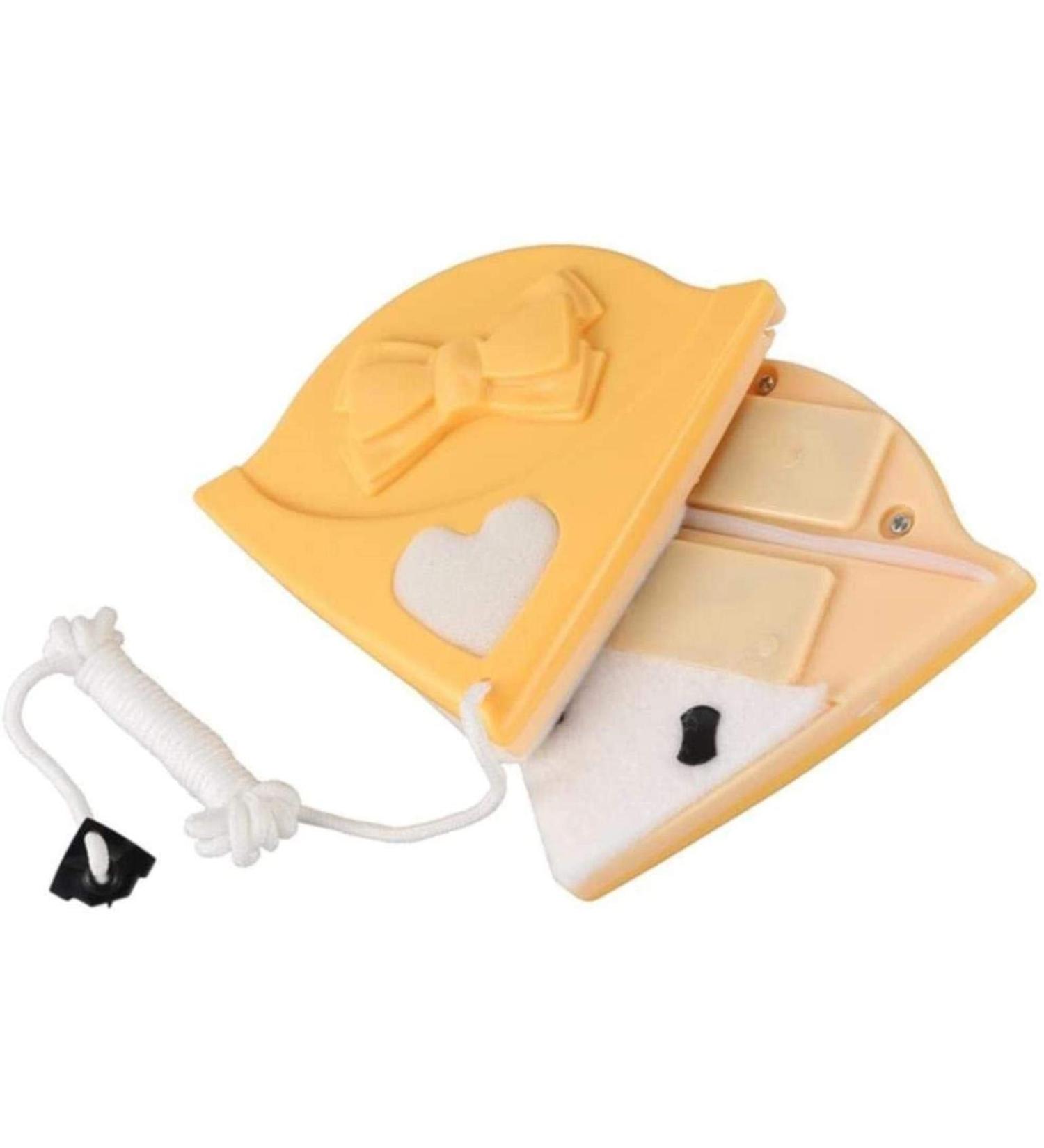 Home Window Wiper Glass Cleaner Brush Tool Double Side Magnetic Brush for Washing Windows Glass Brush Cleaning Tool Cleanup Yellow