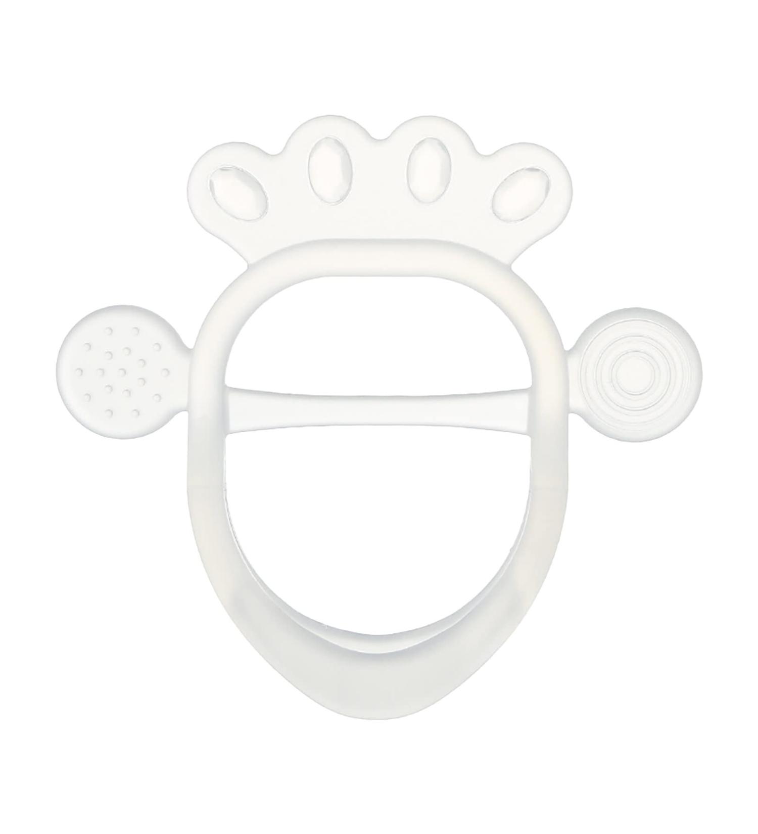 Teeth -Eating Bracelet Silicone Bracelet Baby Sole Molar Hand Teether Calculus Remover Clear One Size
