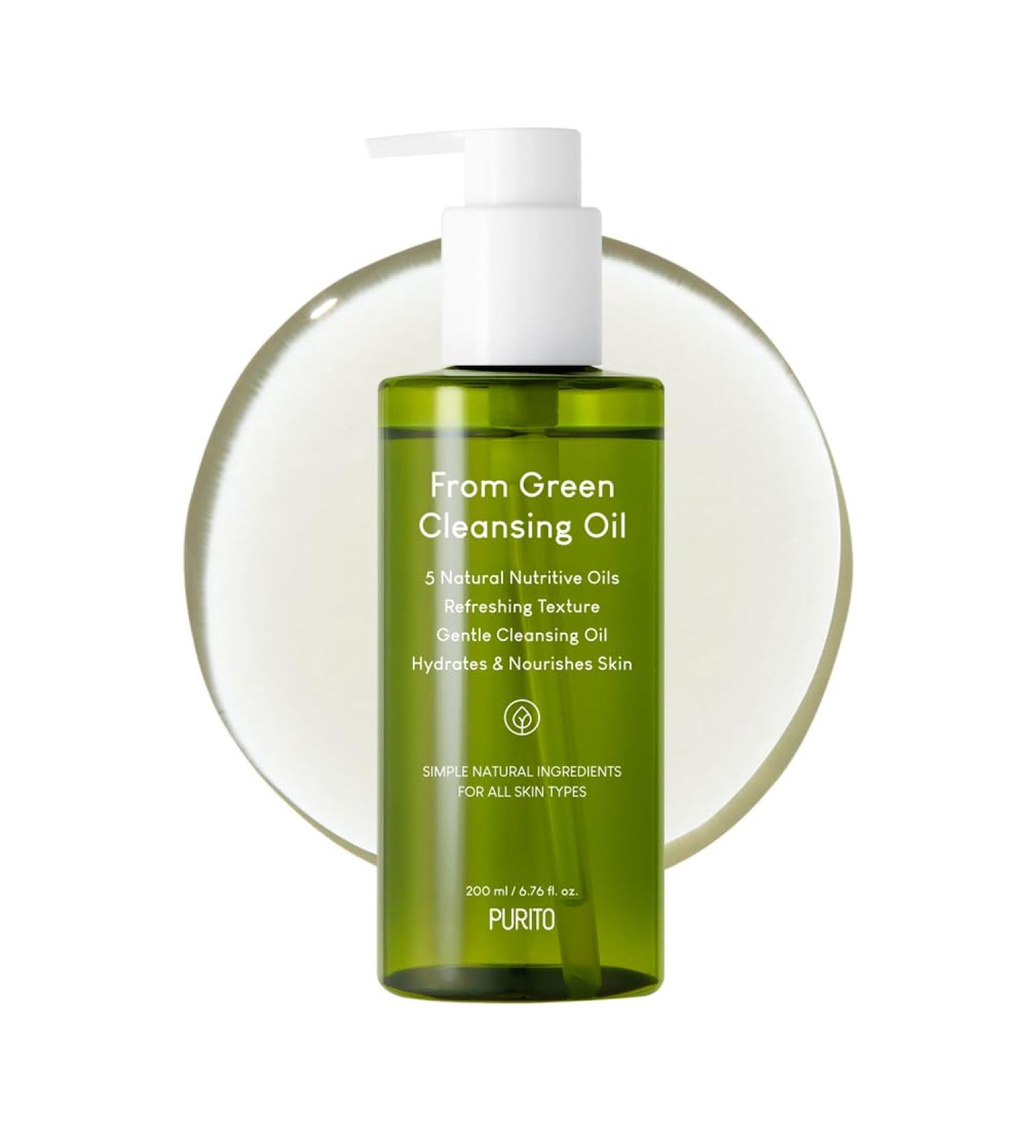 PURITO From Green Cleansing Oil Renewal 6.76 fl.oz / 200ml Gentle Facial Cleanser Cruelty-free & Vegan Nature-derived Oils 200 ml (Pack of 1) - Buy Online on GoSupps.com