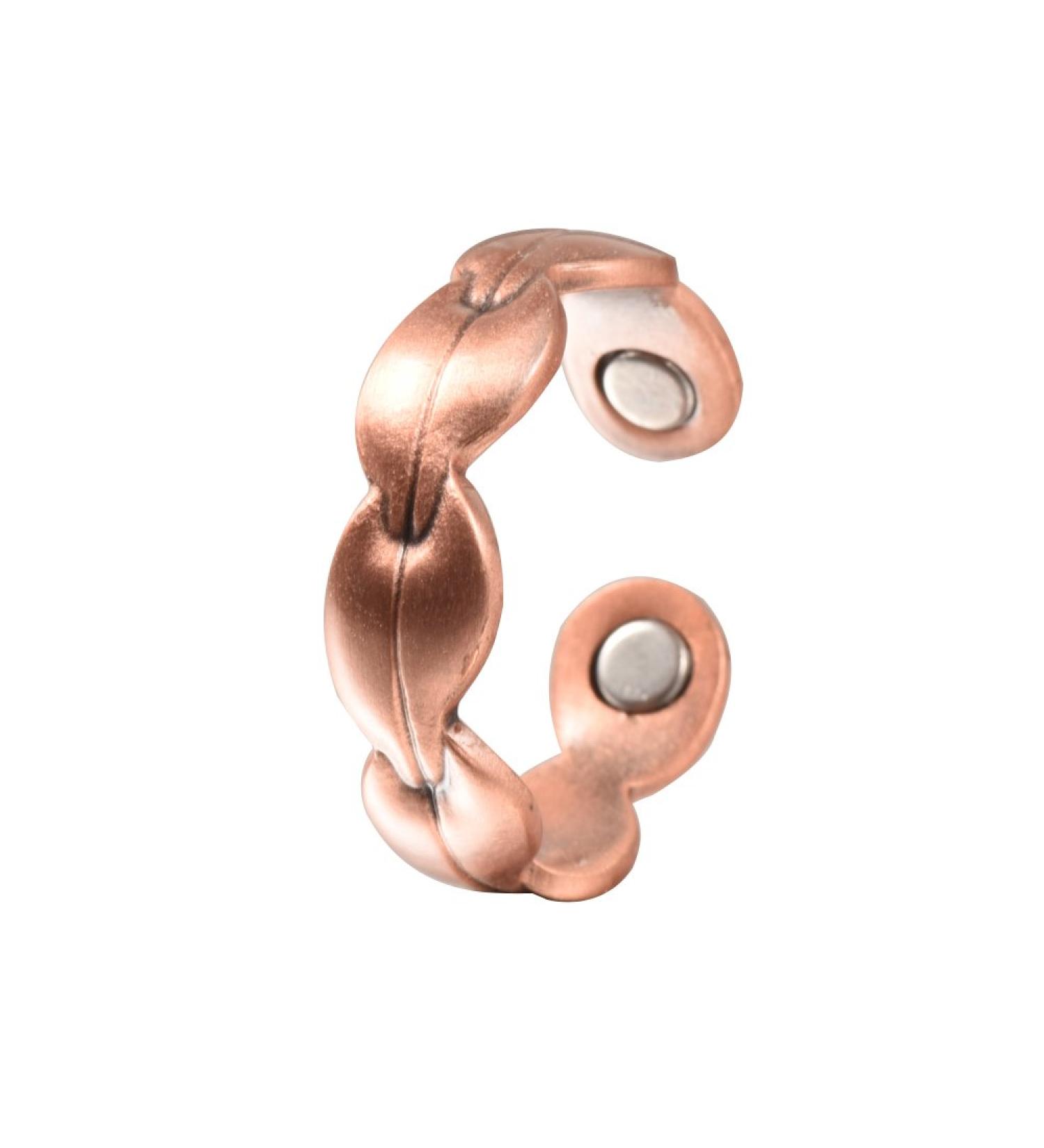 LONGRN-Copper Ring adjustable size for Men and Women R1