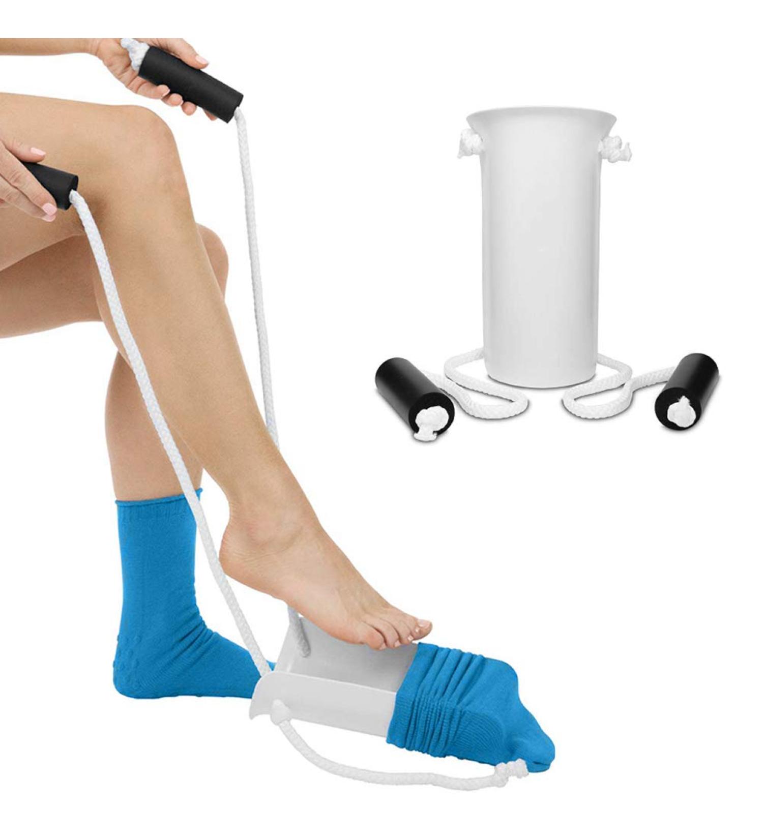Anggrek Sock Aid Helper | 33 Easy On & Off Stocking Slider for Elderly Seniors & Pregnant Women - Buy Online on GoSupps.com