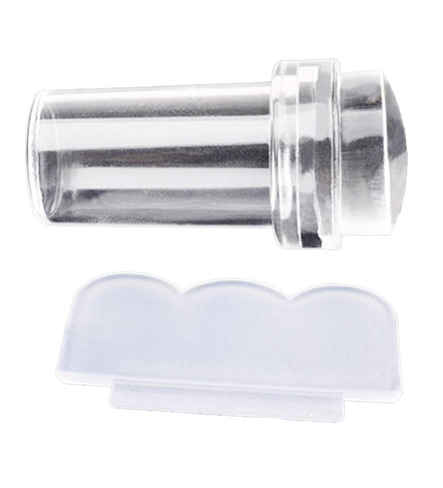 Clear Silicone Jelly Stamper & Scraper Kit - Nail Art Tools for Manicure | International Shipping Available - Buy Online on GoSupps.com