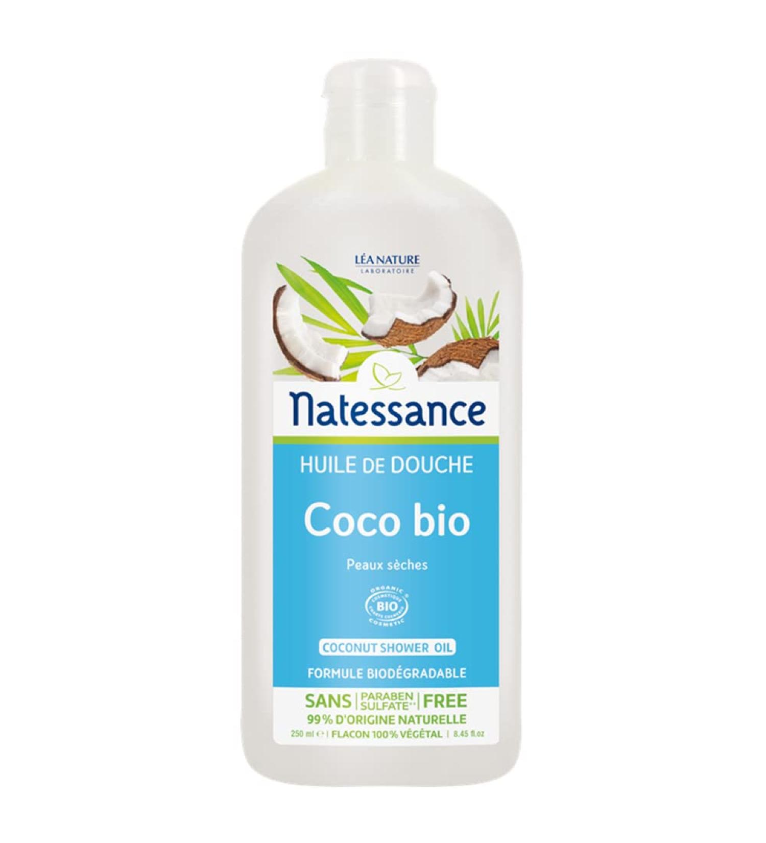 Natessance Organic Coconut Shower Oil 250ml